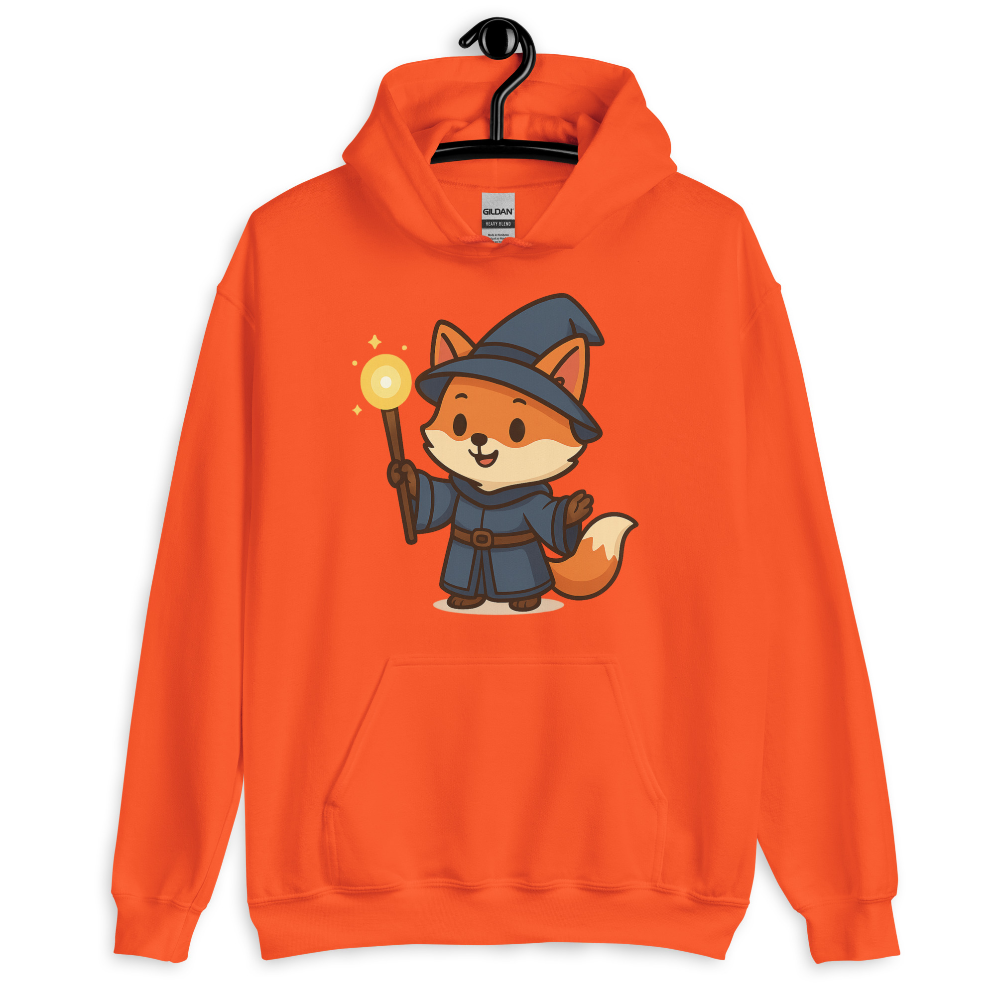 Fox Wizard - DTF-Unisex-Kapuzenpullover – Bild 14