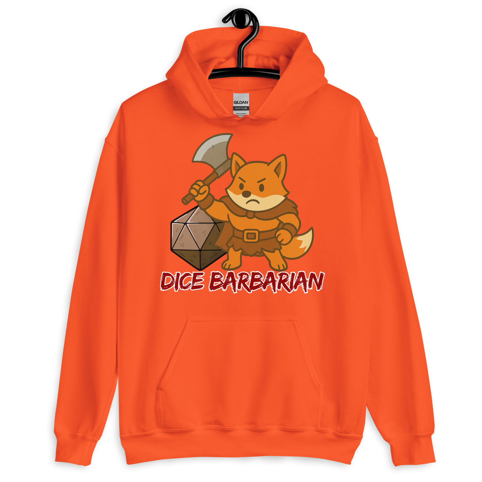 Dice Barbarian - DTF-Unisex-Kapuzenpullover – Bild 14
