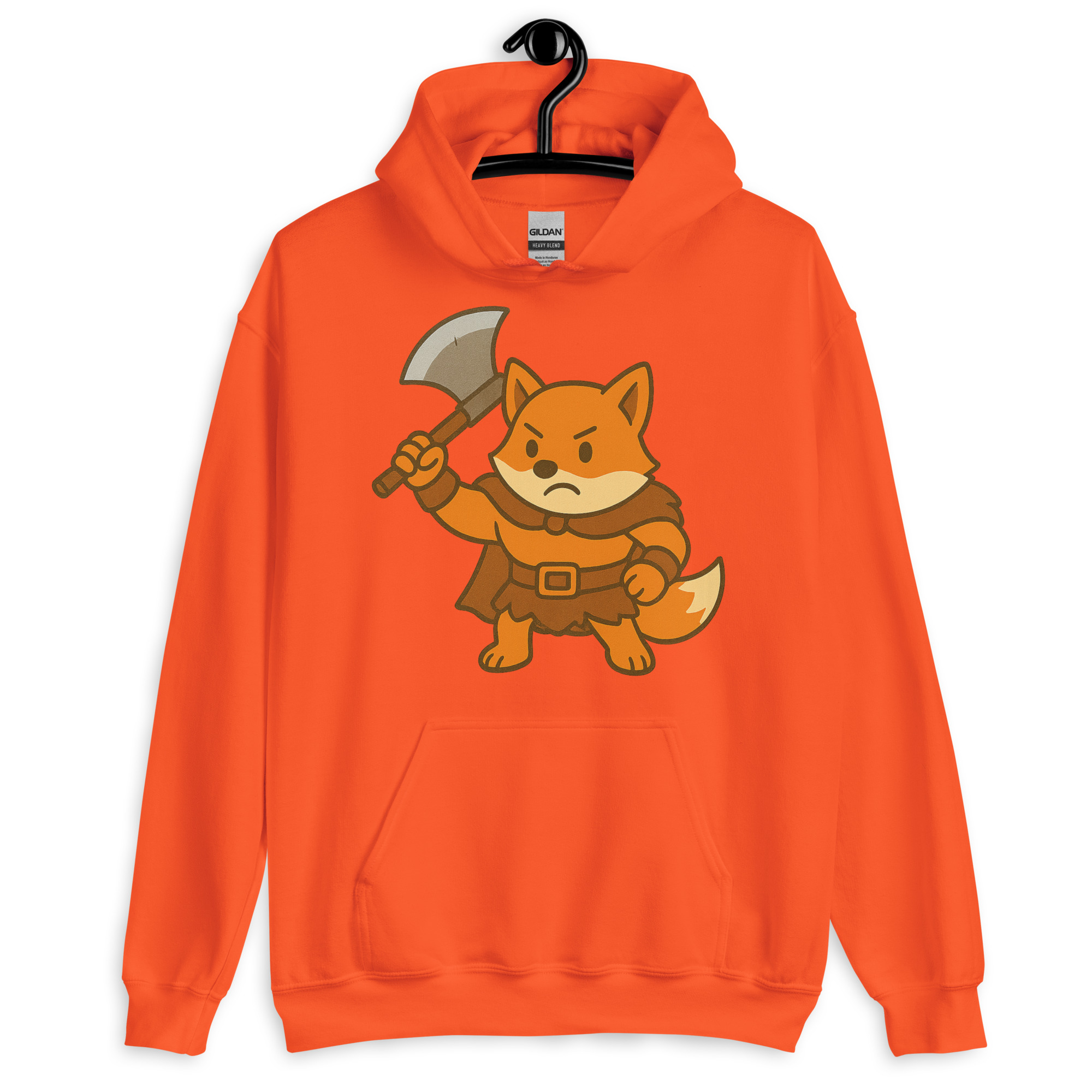 Fox Barbarian - DTF-Unisex-Kapuzenpullover – Bild 14