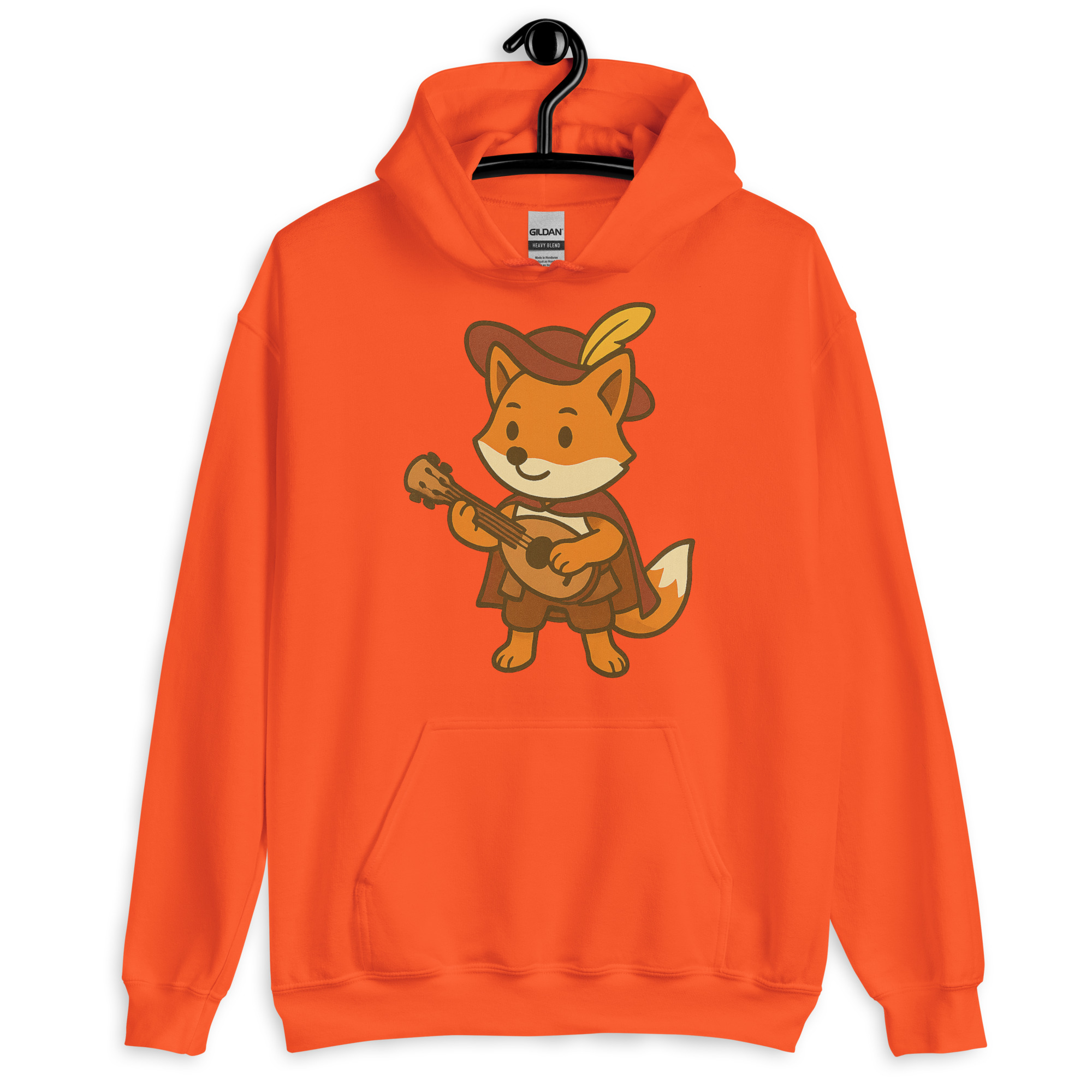 Fox Bard - DTF-Unisex-Kapuzenpullover – Bild 14