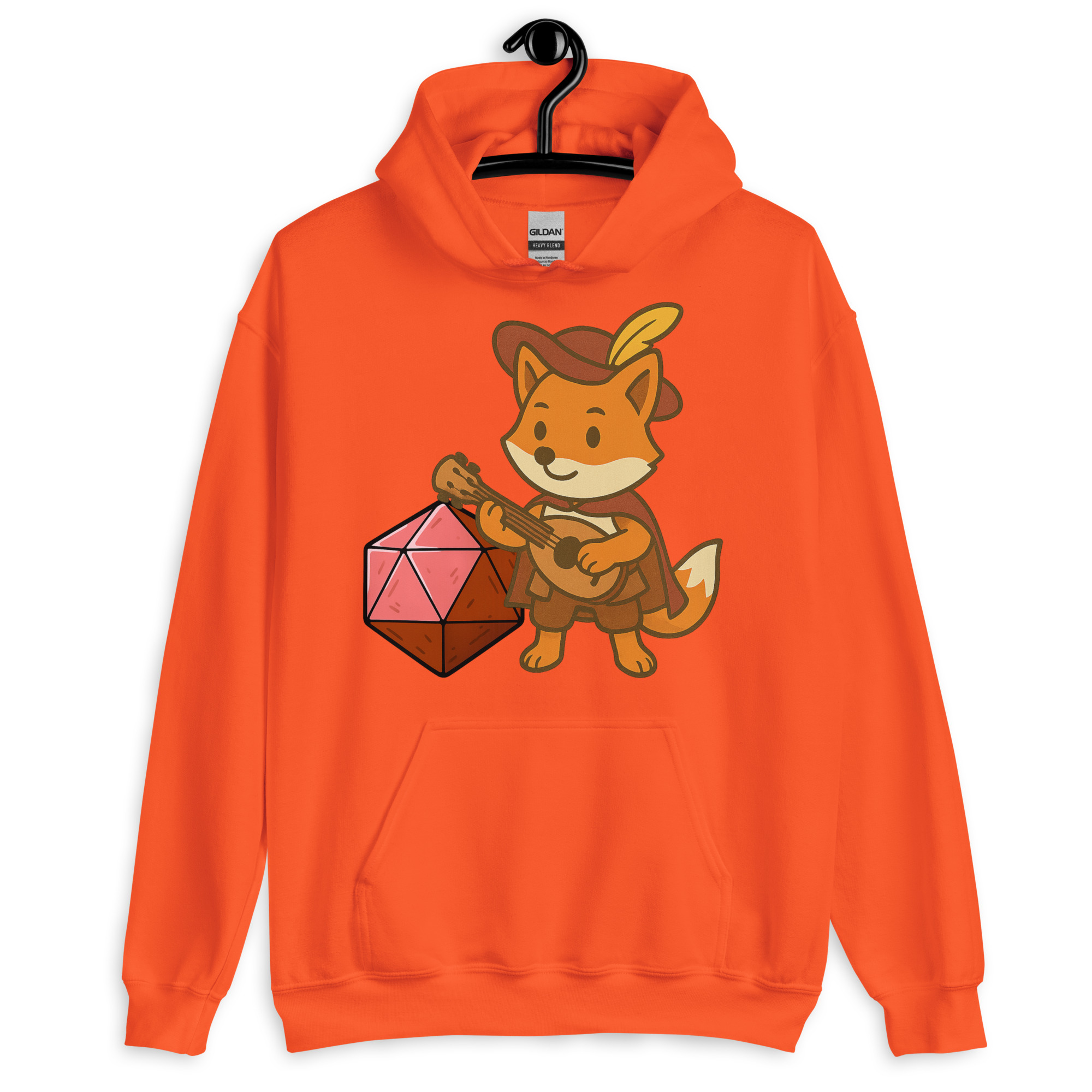 Dicefox Bard - DTF-Unisex-Kapuzenpullover – Bild 14