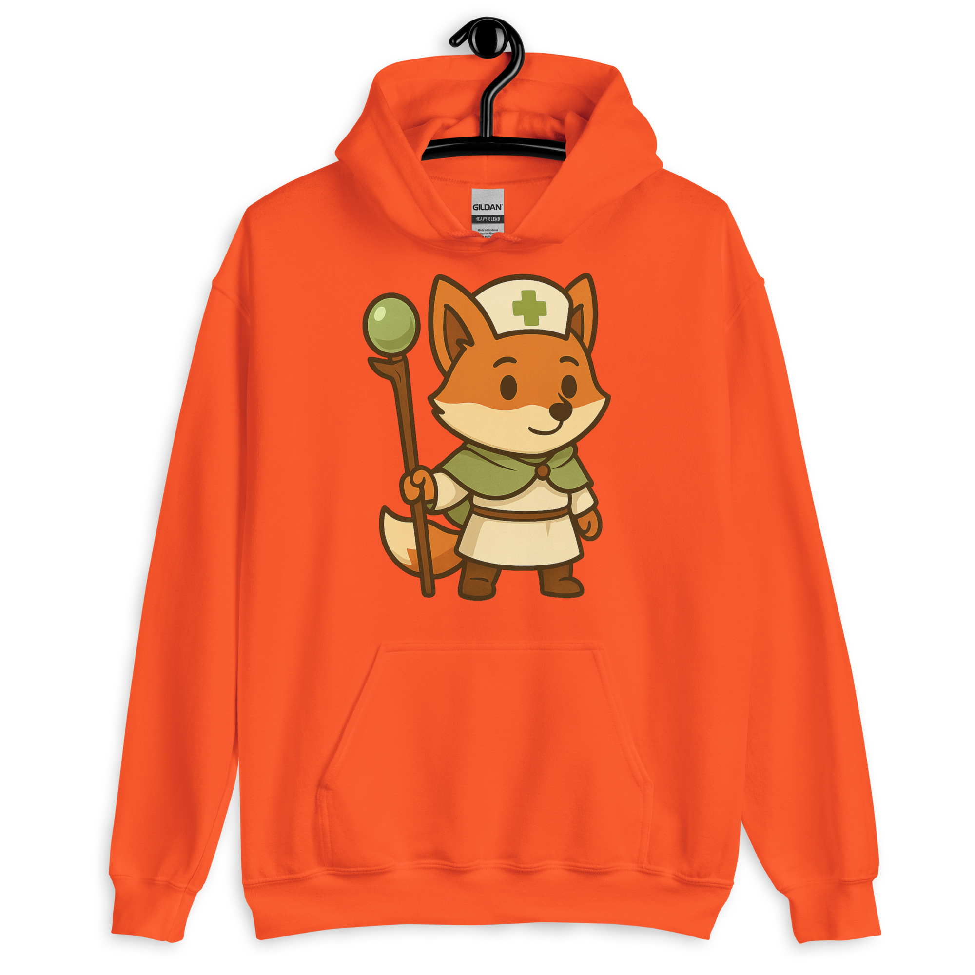 Fox Cleric - DTF-Unisex-Kapuzenpullover – Bild 14