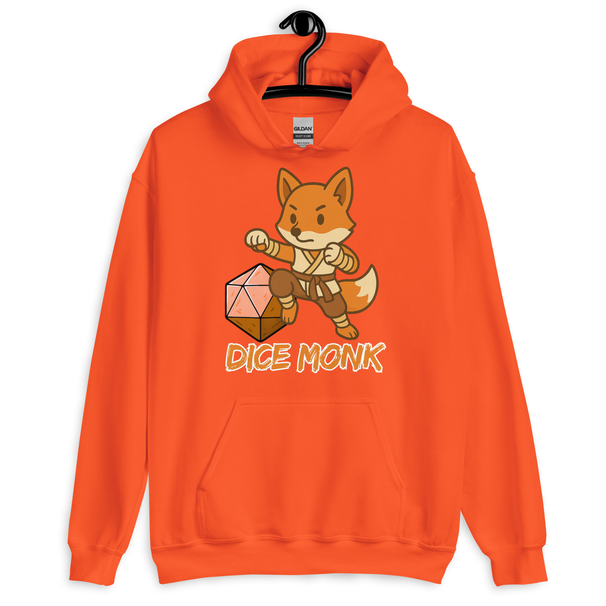 Dice Monk - DTF-Unisex-Kapuzenpullover – Bild 14