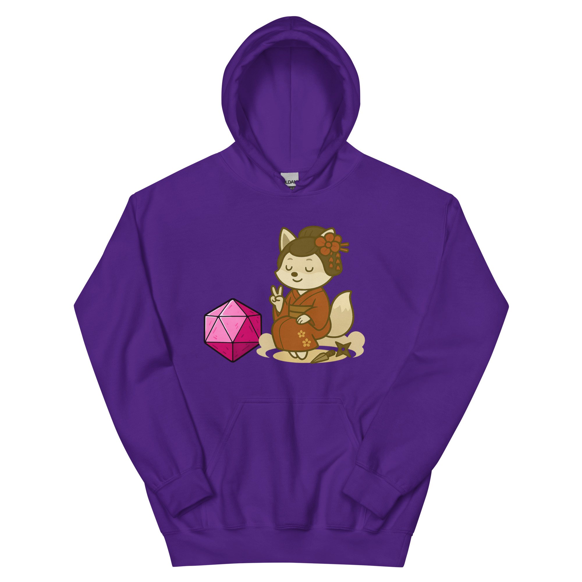 Dicefox Konoishi - DTF-Unisex-Kapuzenpullover – Bild 5