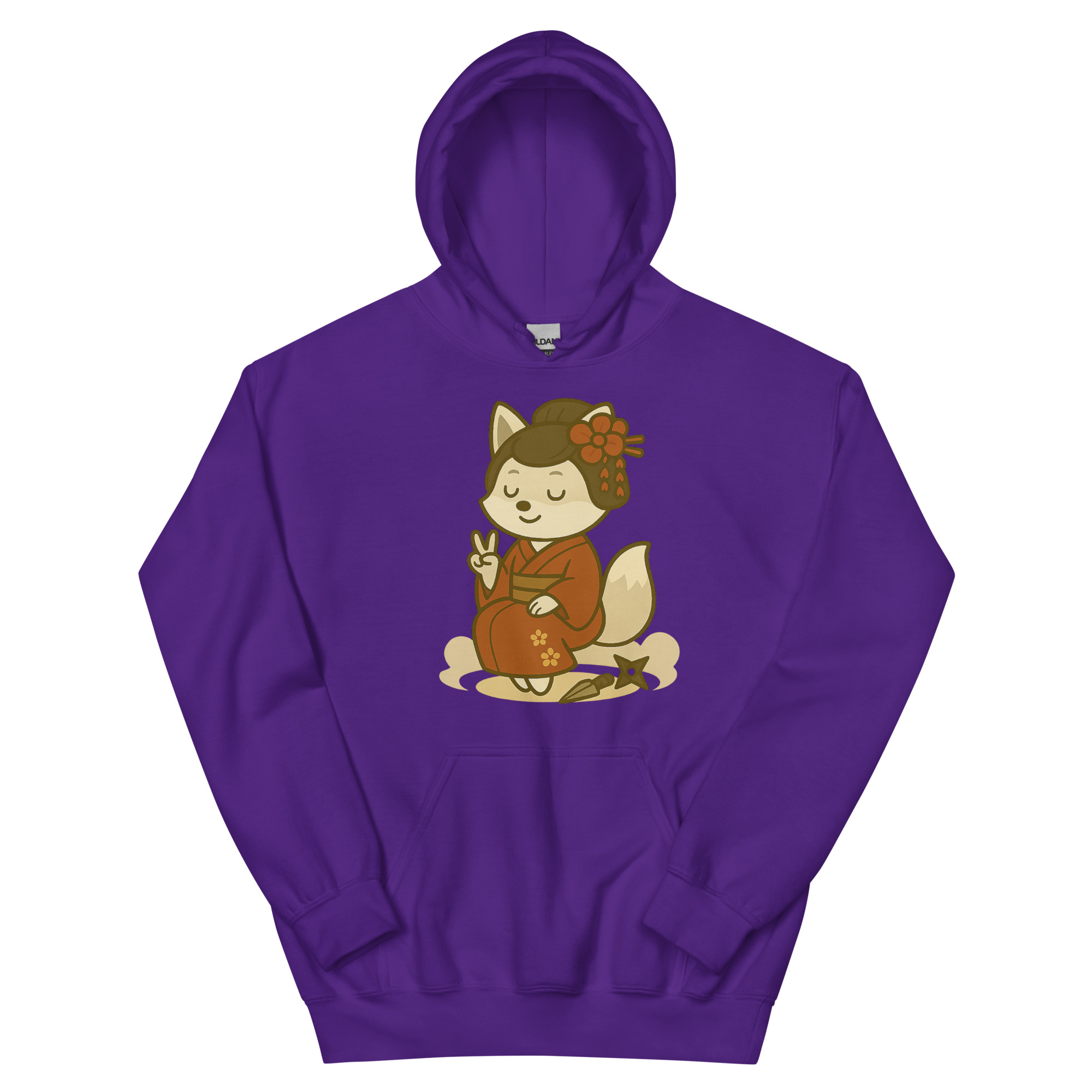 Fox Kunoishi - DTF-Unisex-Kapuzenpullover – Bild 5