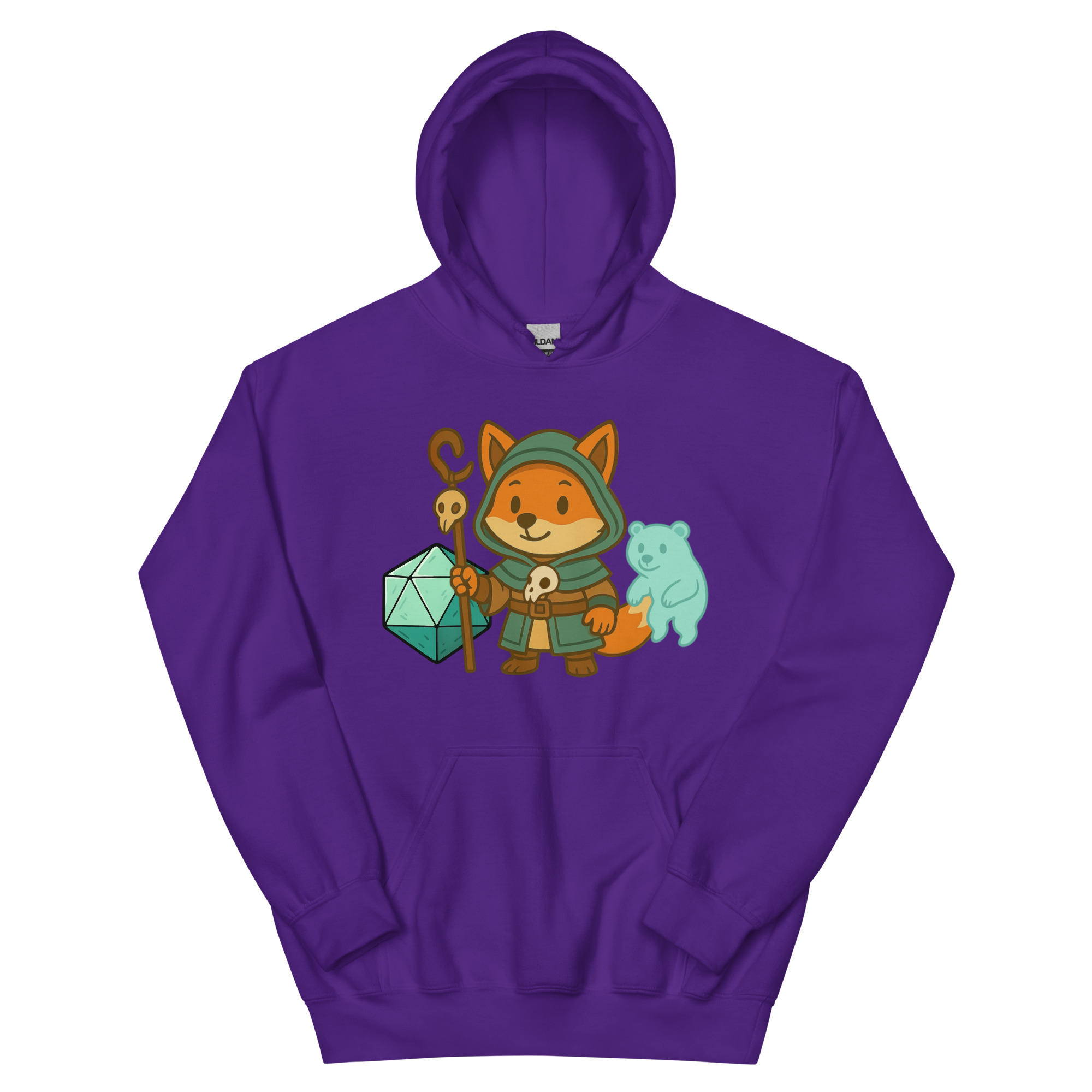 Dicefox Shaman - DTF-Unisex-Kapuzenpullover – Bild 5