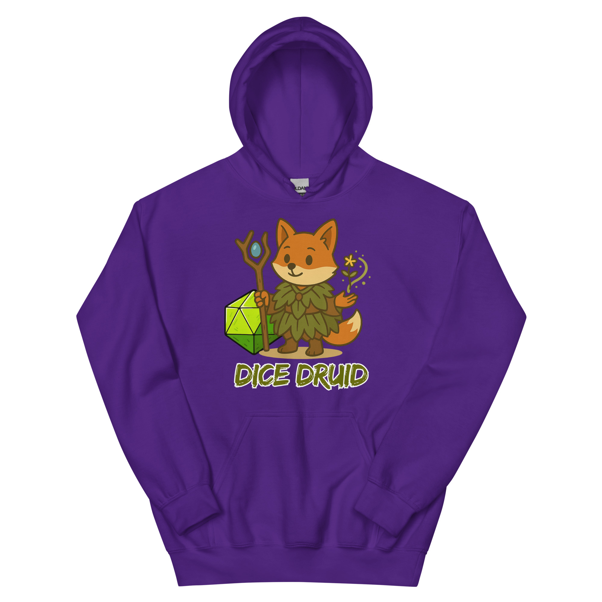 Dice Druid - DTF-Unisex-Kapuzenpullover – Bild 5