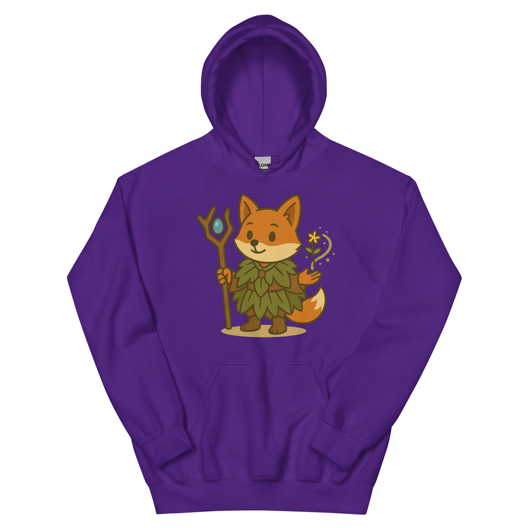 Fox Druid - DTF-Unisex-Kapuzenpullover – Bild 6
