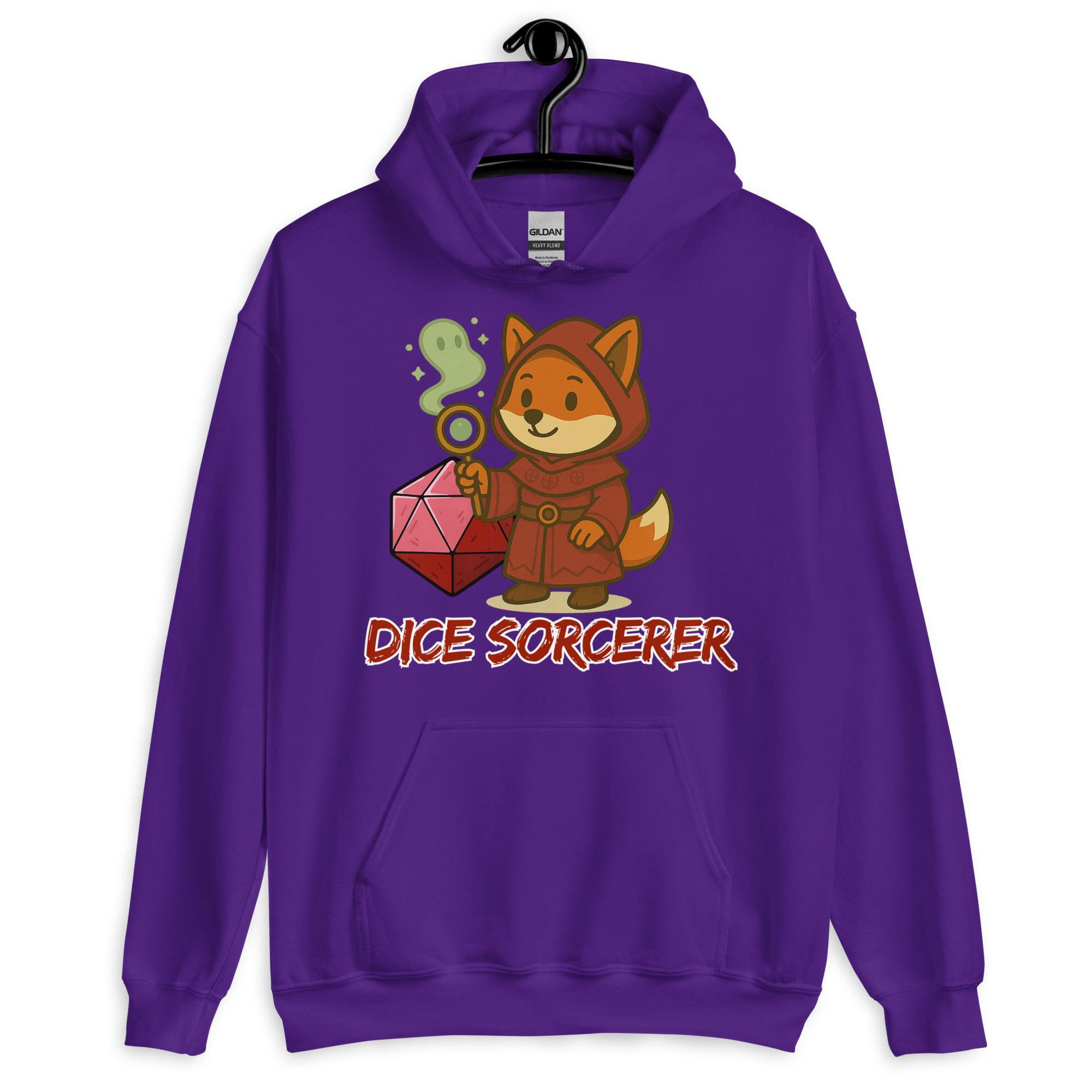 Dice Sorcerer - DTF-Unisex-Kapuzenpullover – Bild 5