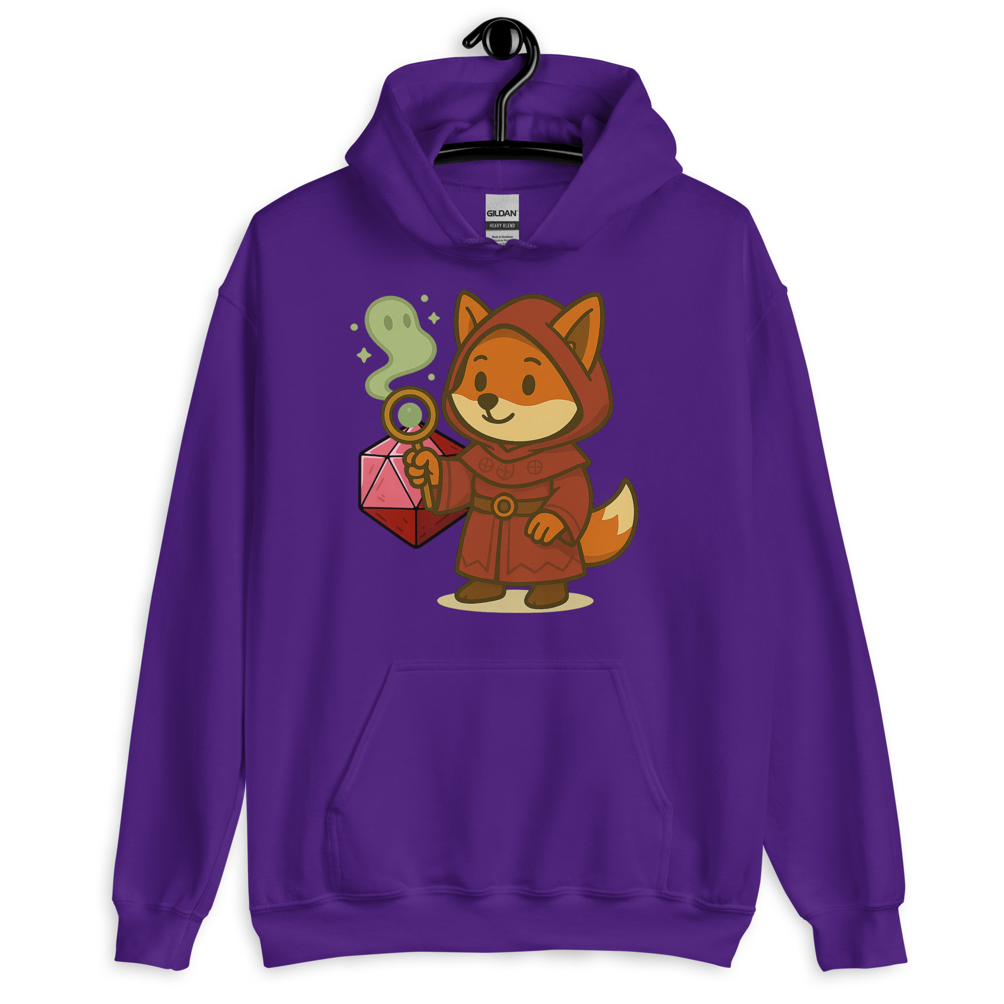 Dicefox Sorcerer - DTF-Unisex-Kapuzenpullover – Bild 5