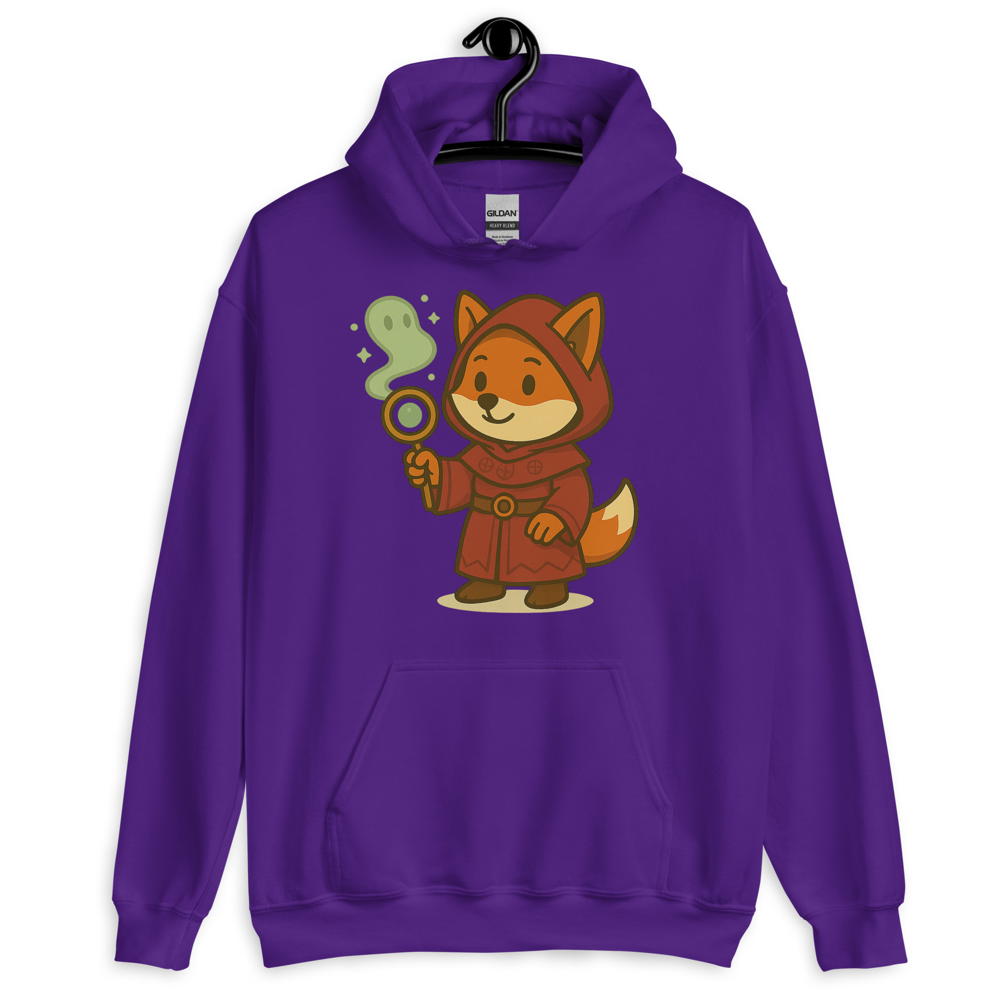 Fox Sorcerer - DTF-Unisex-Kapuzenpullover – Bild 5
