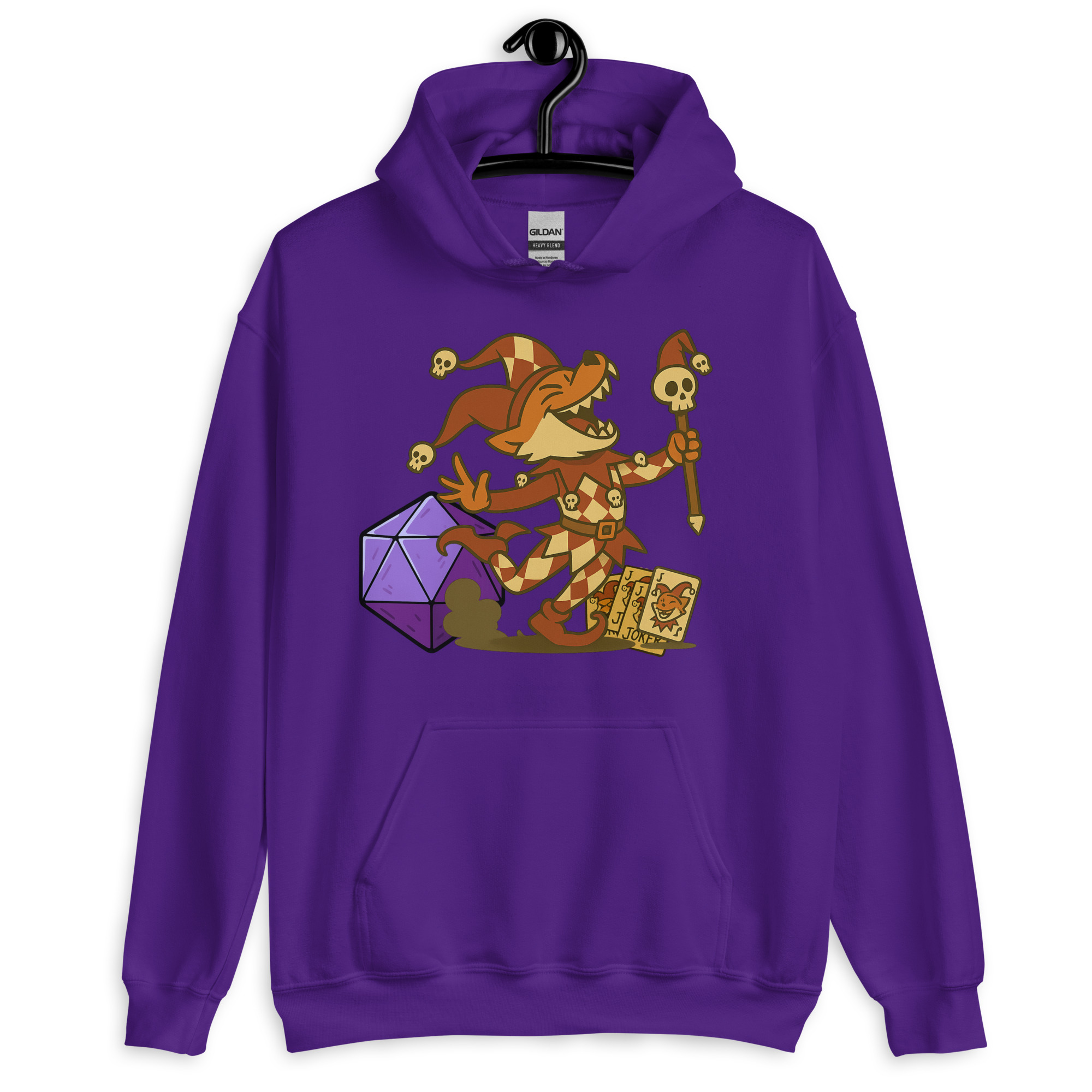 Dicefox Trickser - DTF-Unisex-Kapuzenpullover – Bild 6