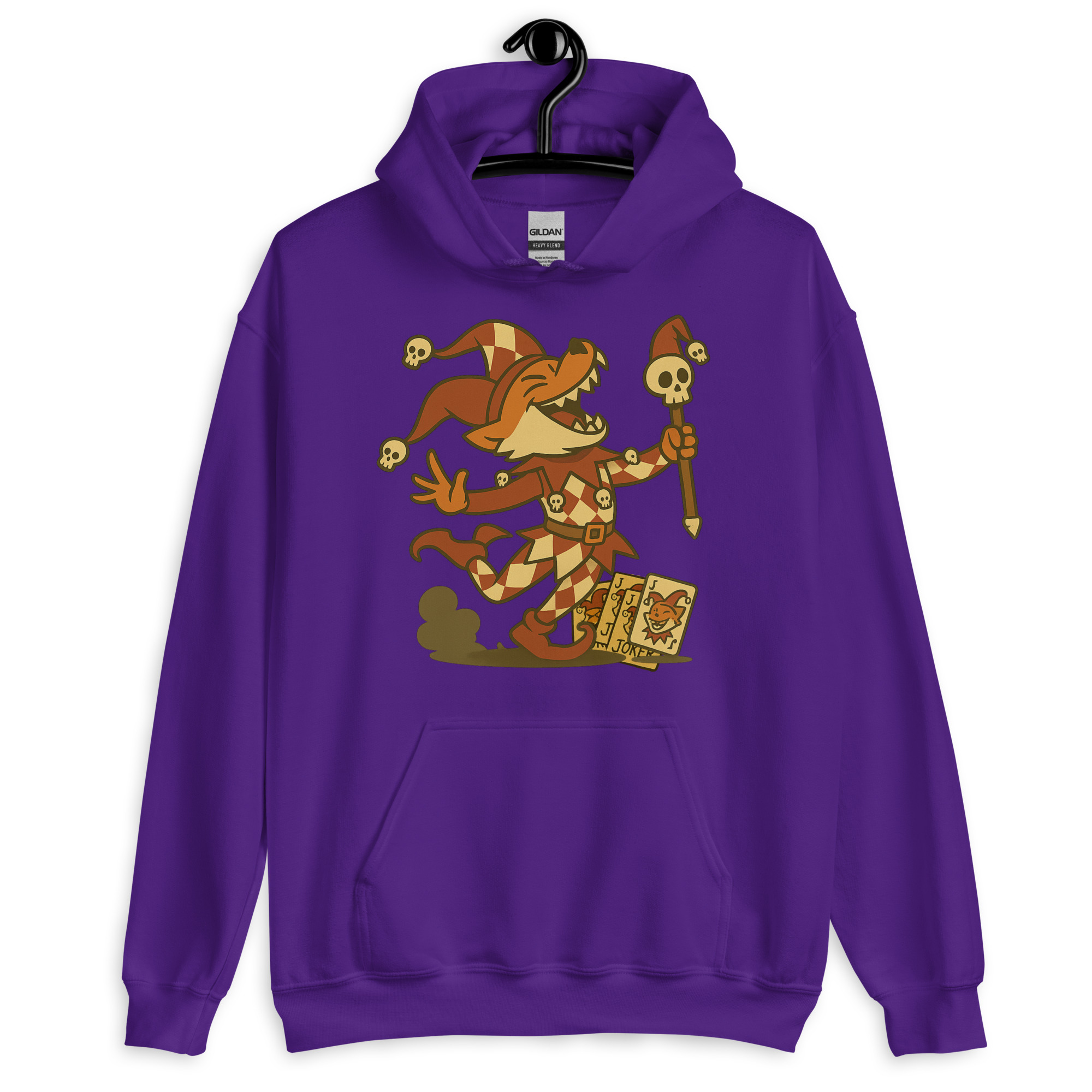 Fox Trickser - DTF-Unisex-Kapuzenpullover – Bild 6