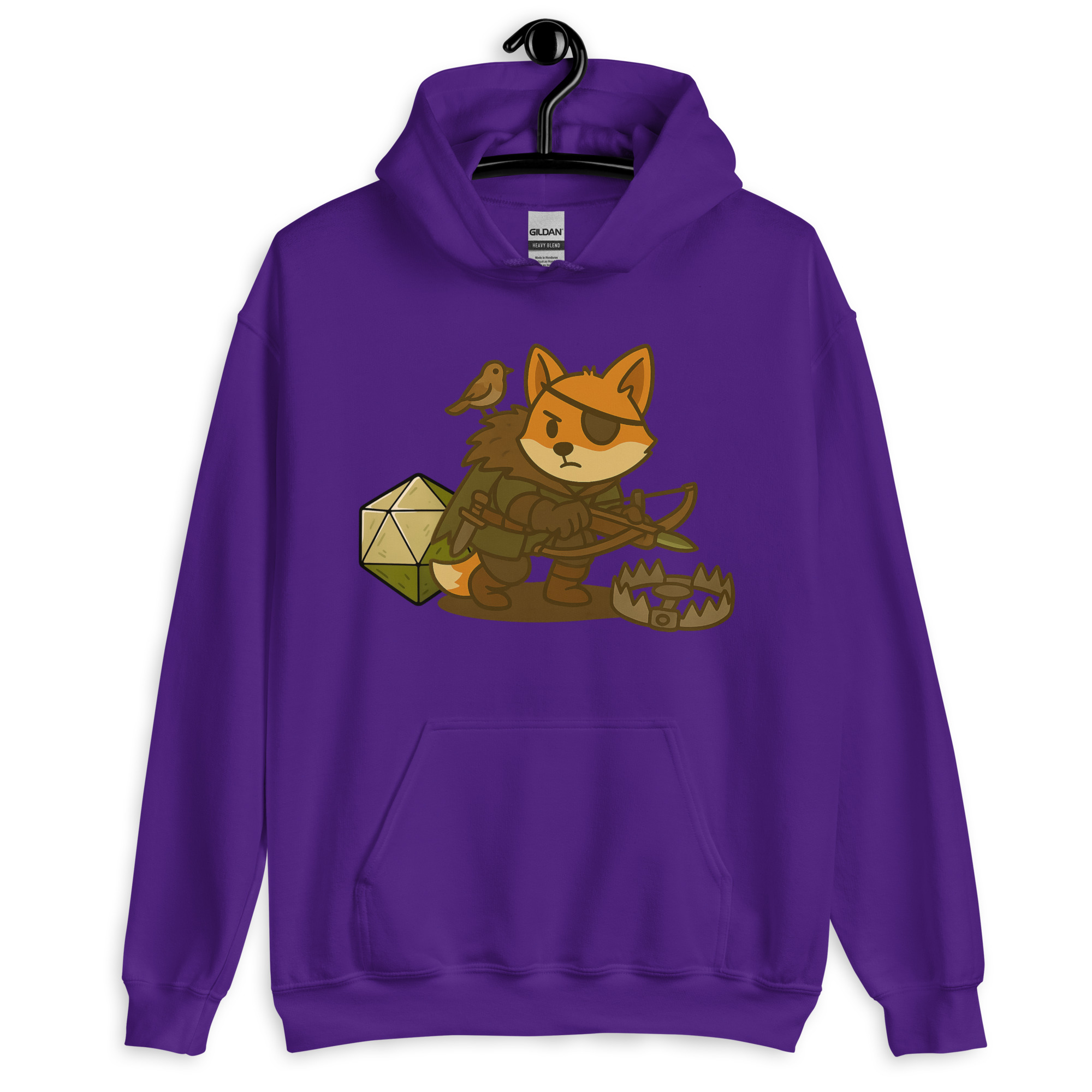 Dicefox Hunter - DTF-Unisex-Kapuzenpullover – Bild 6