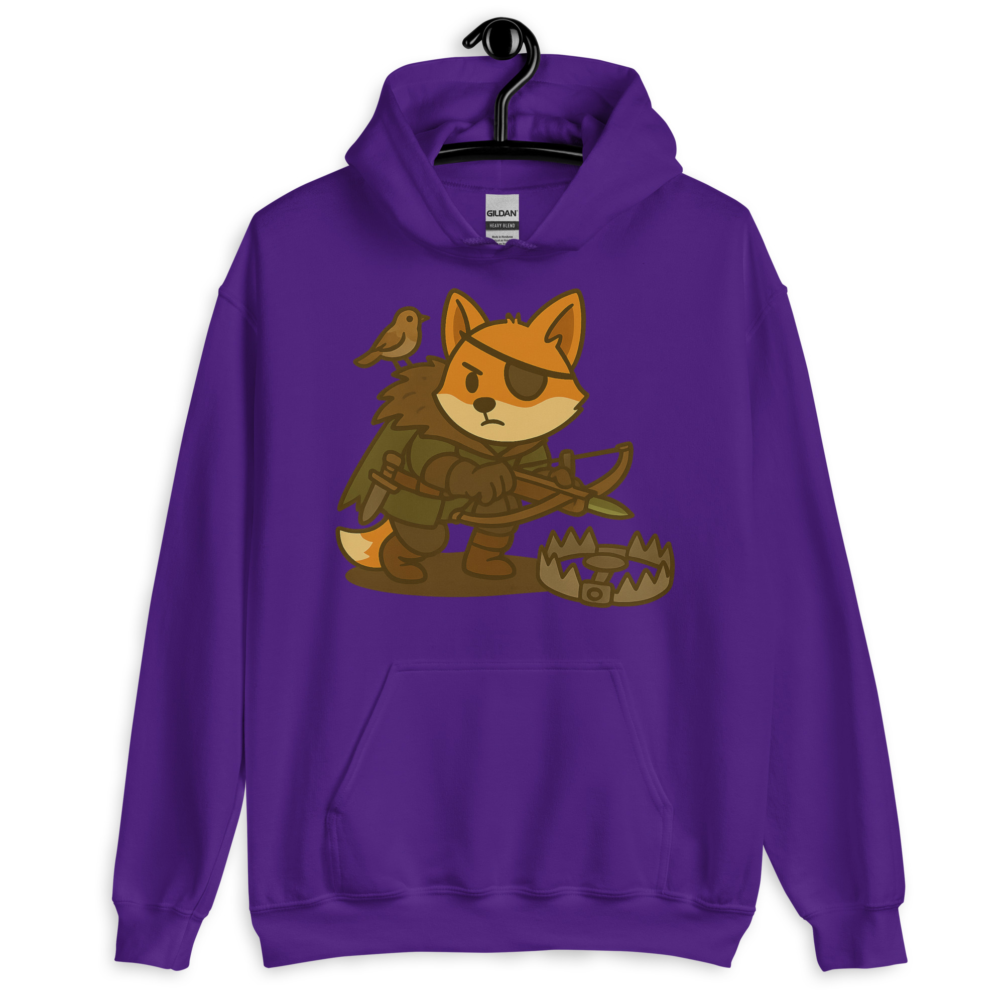 Fox Hunter - DTF-Unisex-Kapuzenpullover – Bild 6