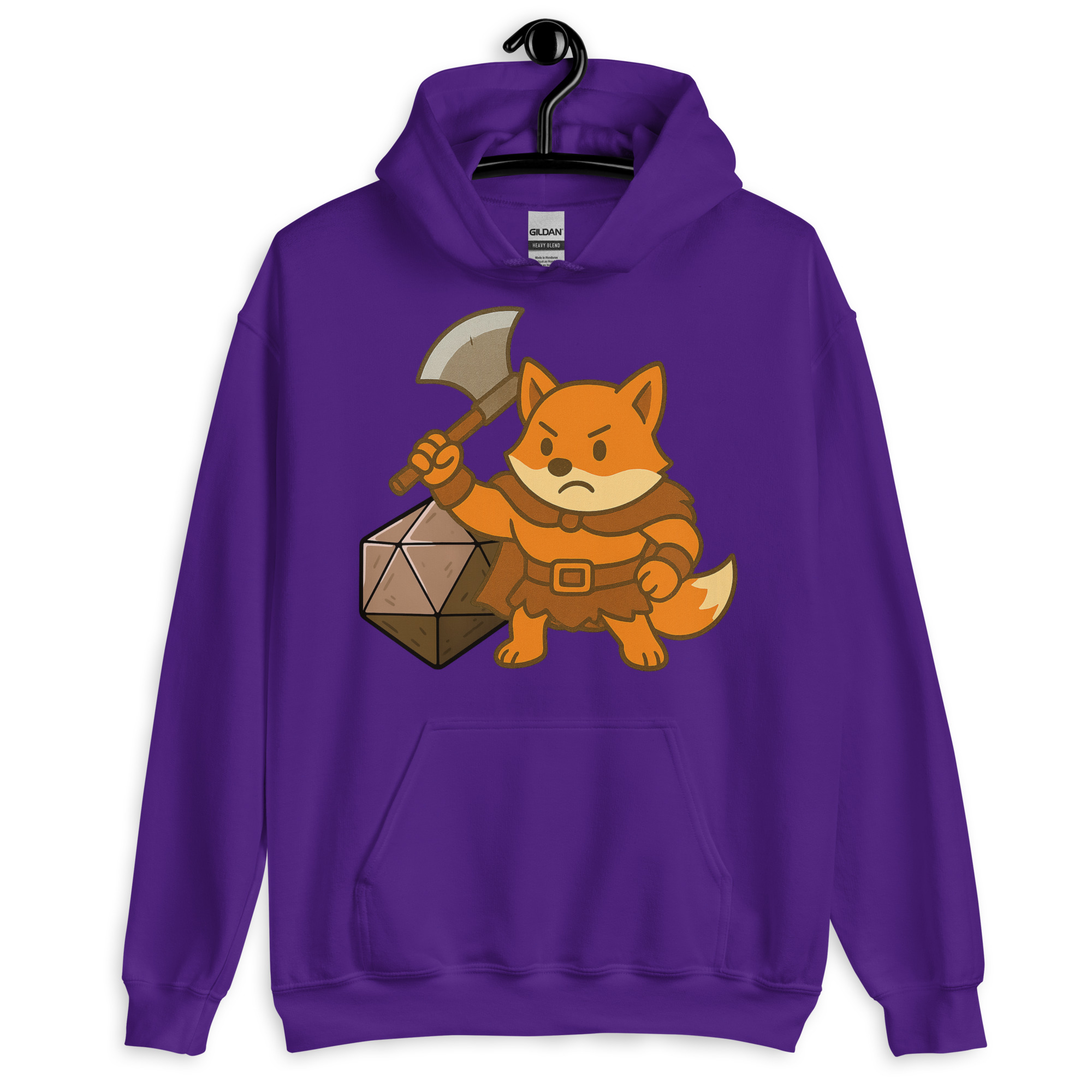 Dicefox Barbarian - DTF-Unisex-Kapuzenpullover – Bild 6
