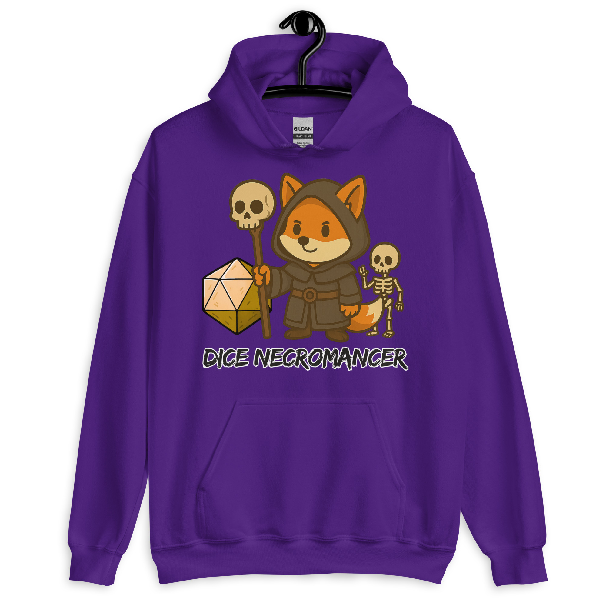 Dice Necromancer - DTF-Unisex-Kapuzenpullover – Bild 6