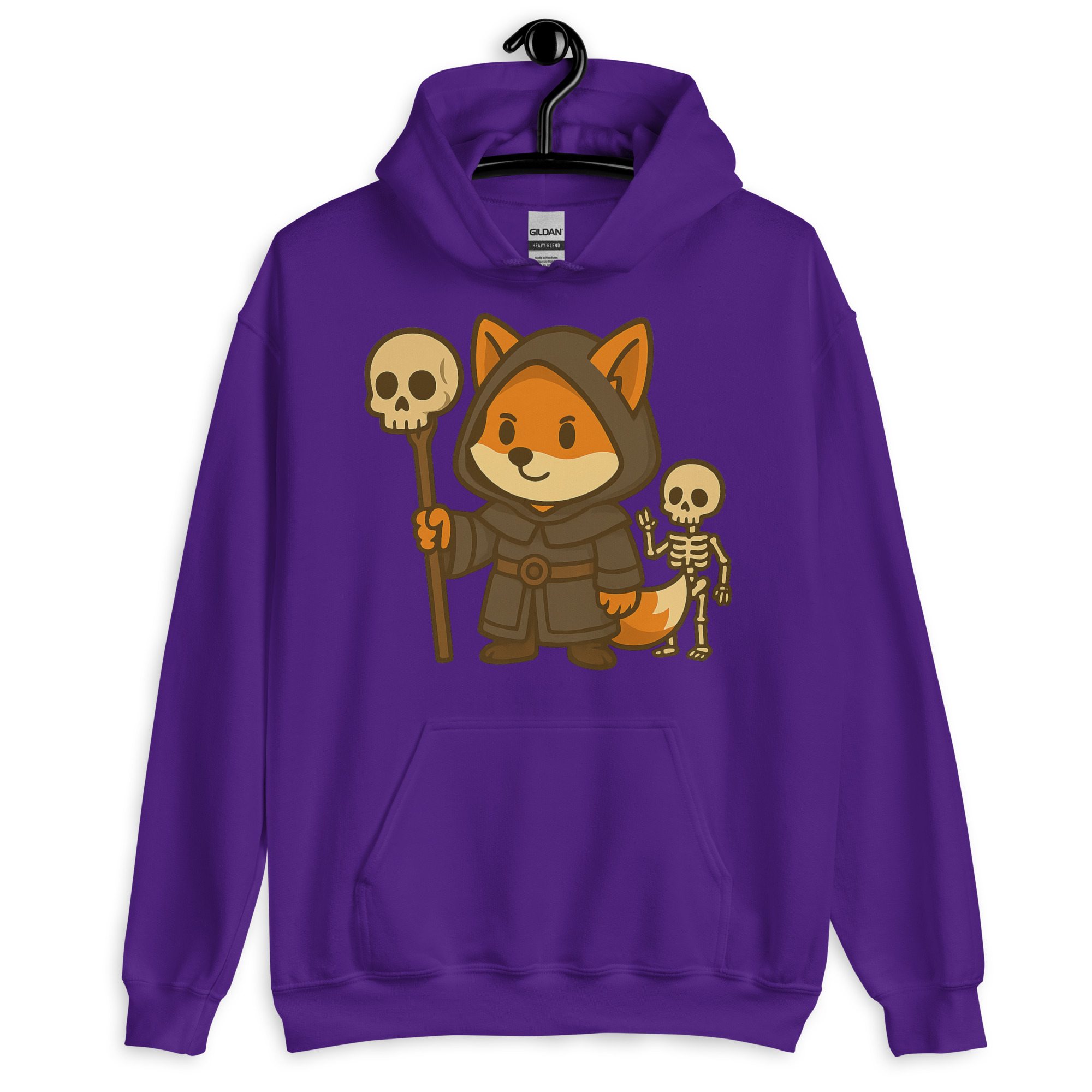 Fox Necromancer - DTF-Unisex-Kapuzenpullover – Bild 6