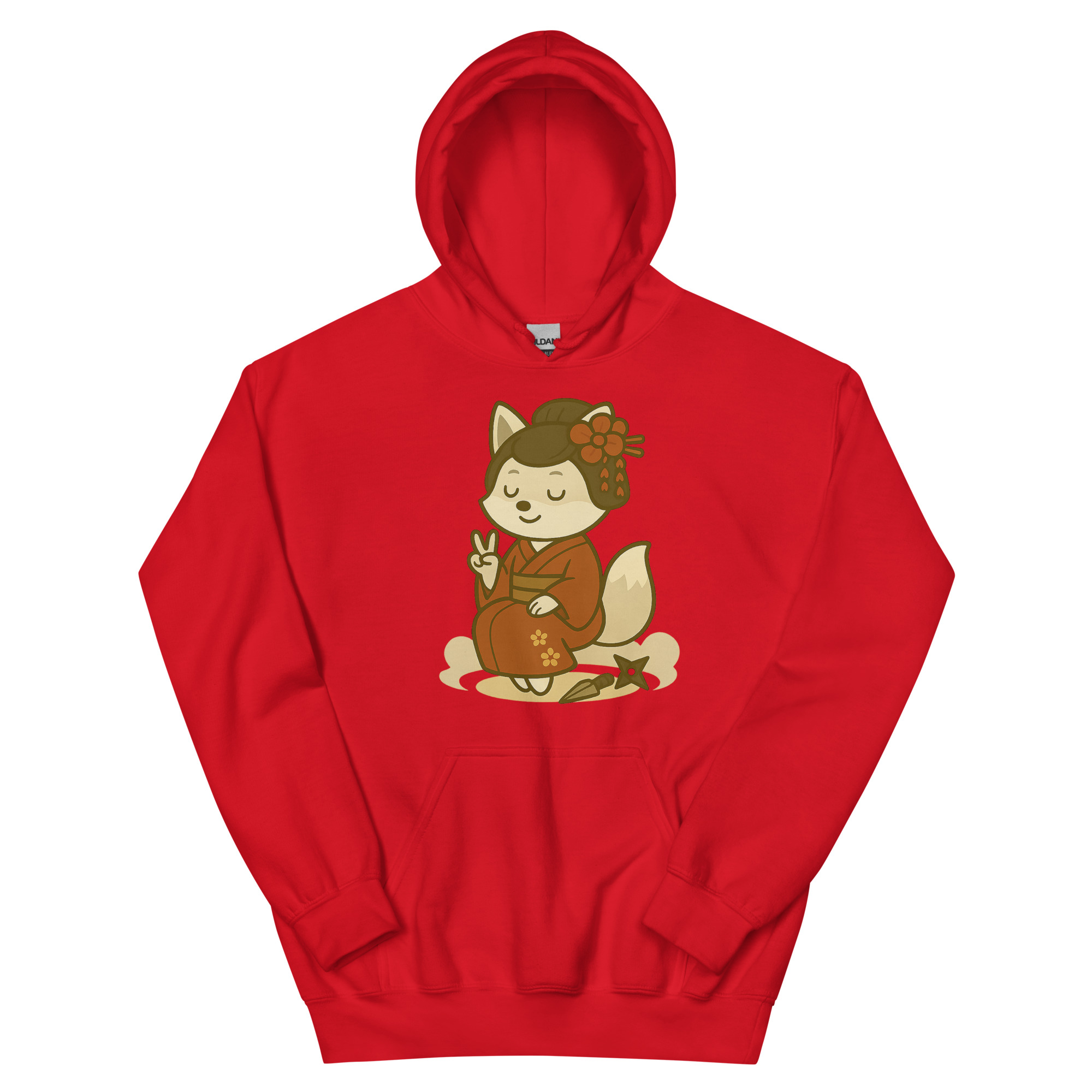 Fox Kunoishi - DTF-Unisex-Kapuzenpullover – Bild 7