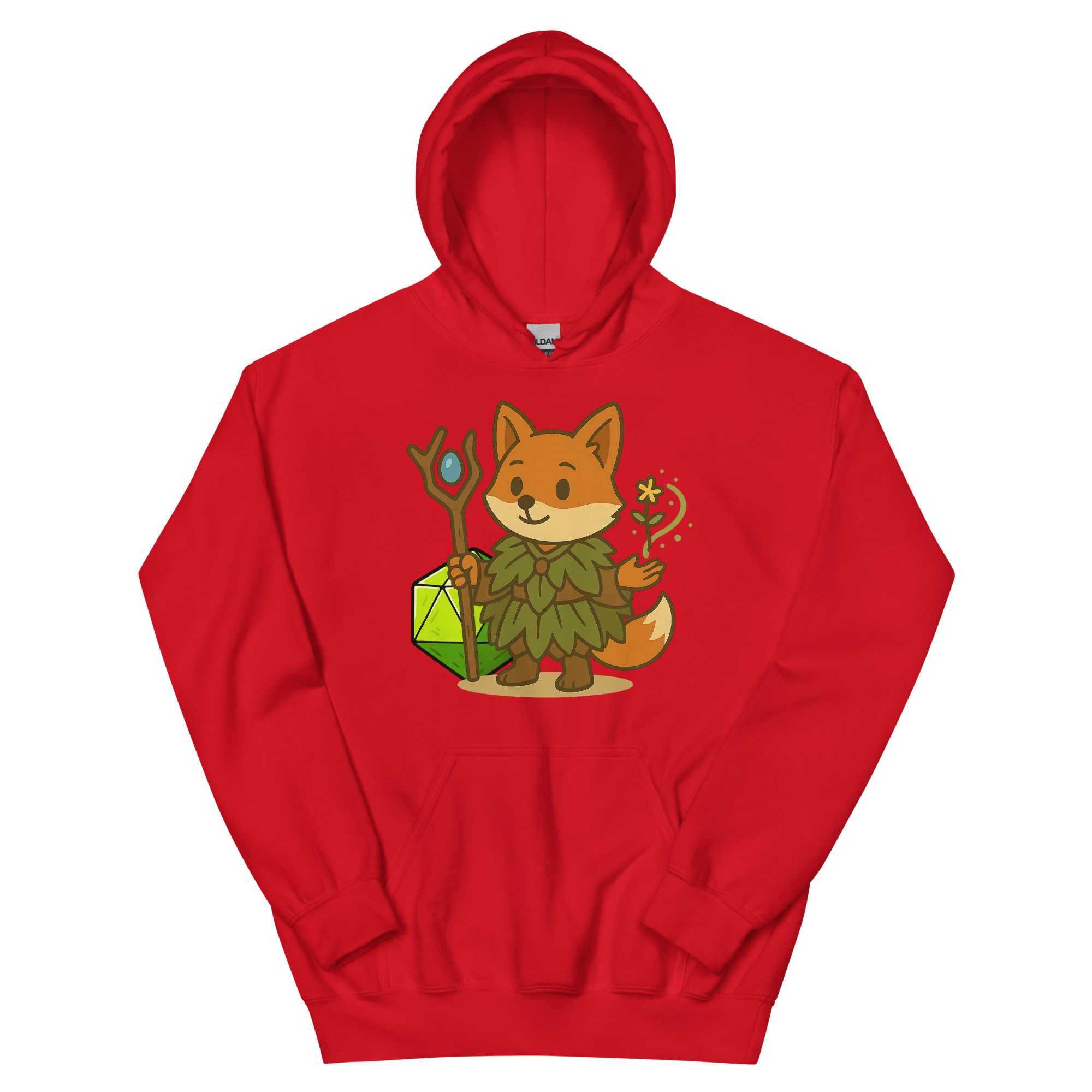 Dicefox Druid - DTF-Unisex-Kapuzenpullover – Bild 7