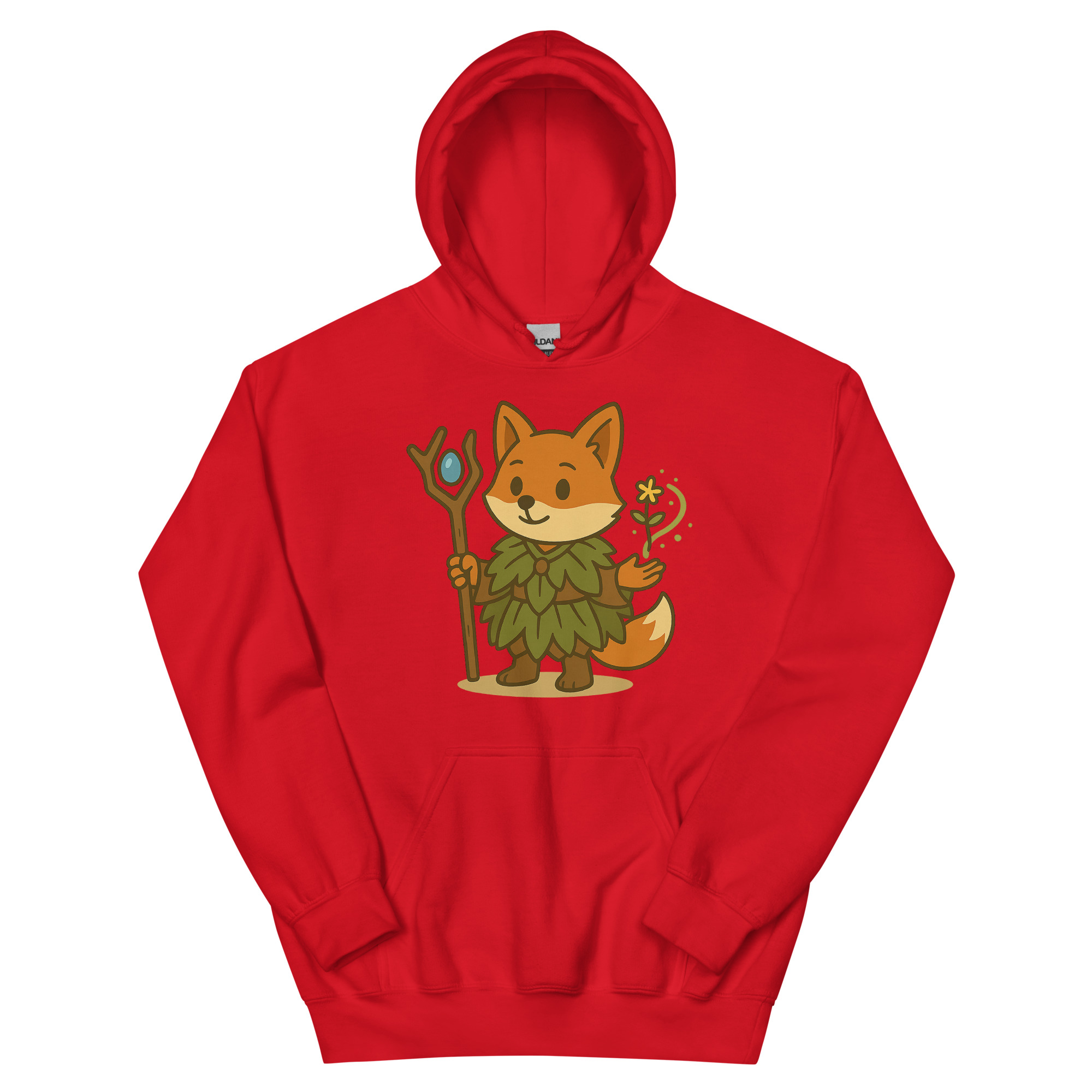 Fox Druid - DTF-Crop-Hoodie – Bild 8