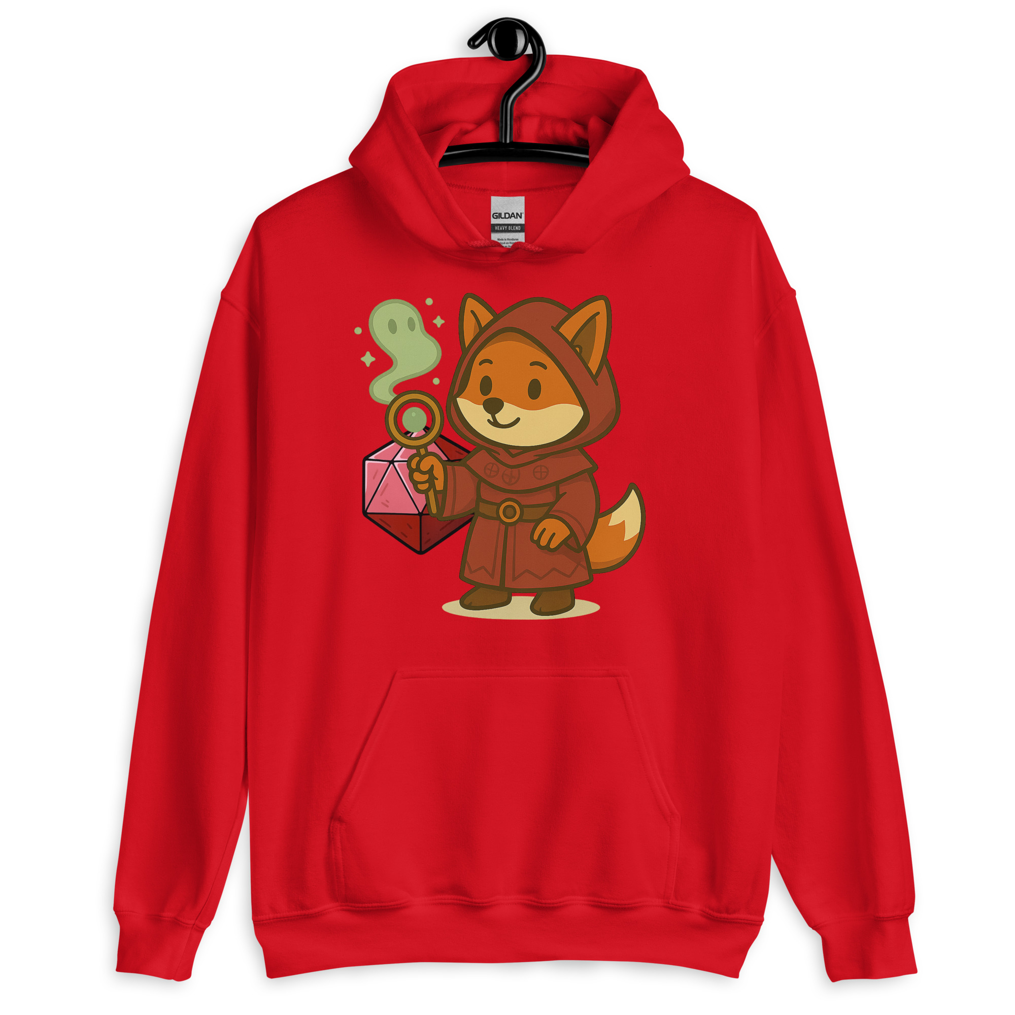 Dicefox Sorcerer - DTF-Unisex-Kapuzenpullover – Bild 7