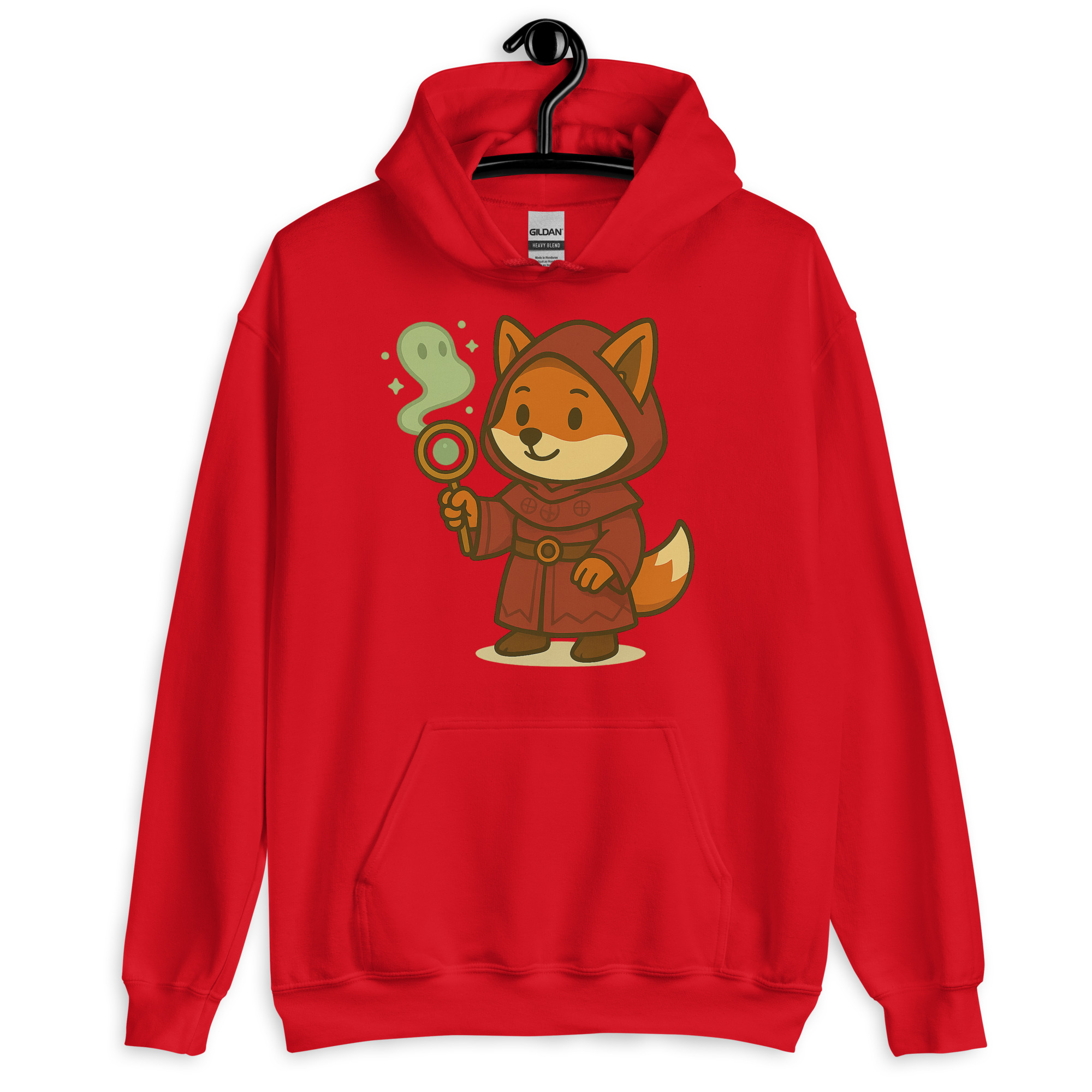 Fox Sorcerer - DTF-Unisex-Kapuzenpullover – Bild 7