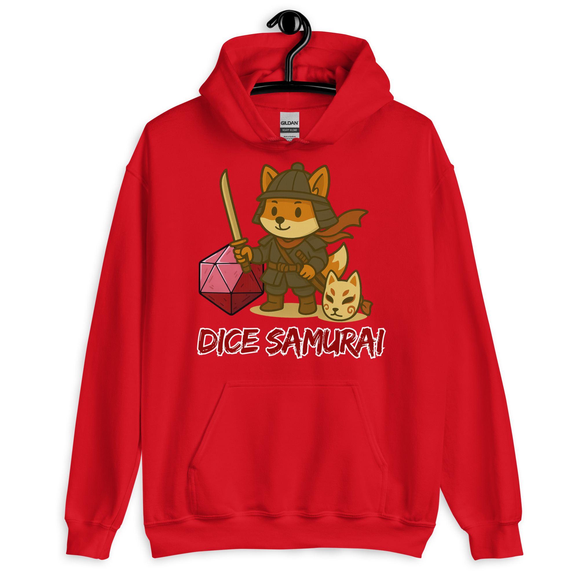 Dice Samurai - DTF-Unisex-Kapuzenpullover – Bild 8