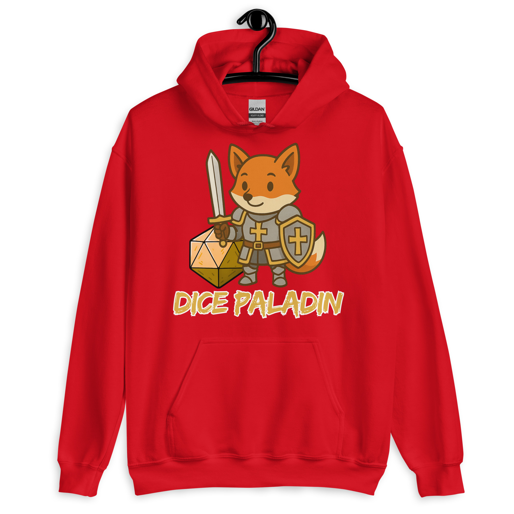 Dice Paladin - DTF-Unisex-Kapuzenpullover – Bild 8