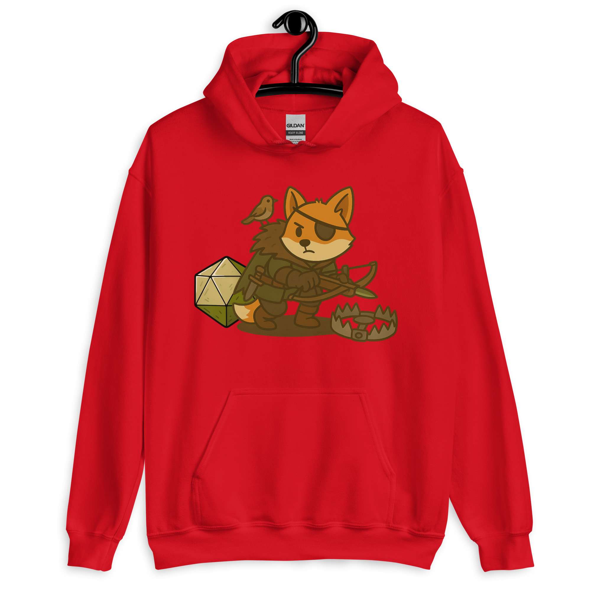 Dicefox Hunter - DTF-Unisex-Kapuzenpullover – Bild 8