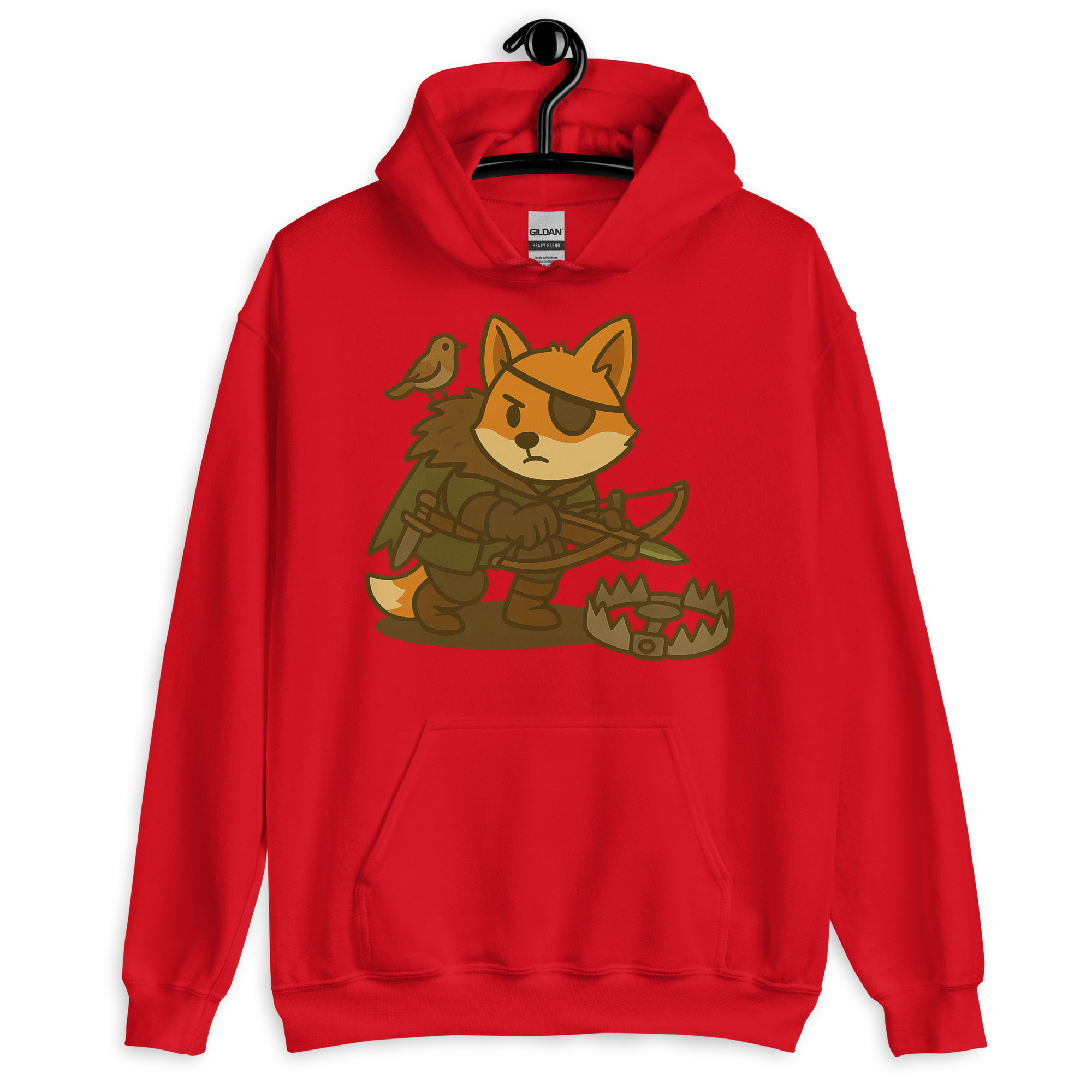 Fox Hunter - DTF-Unisex-Kapuzenpullover – Bild 8