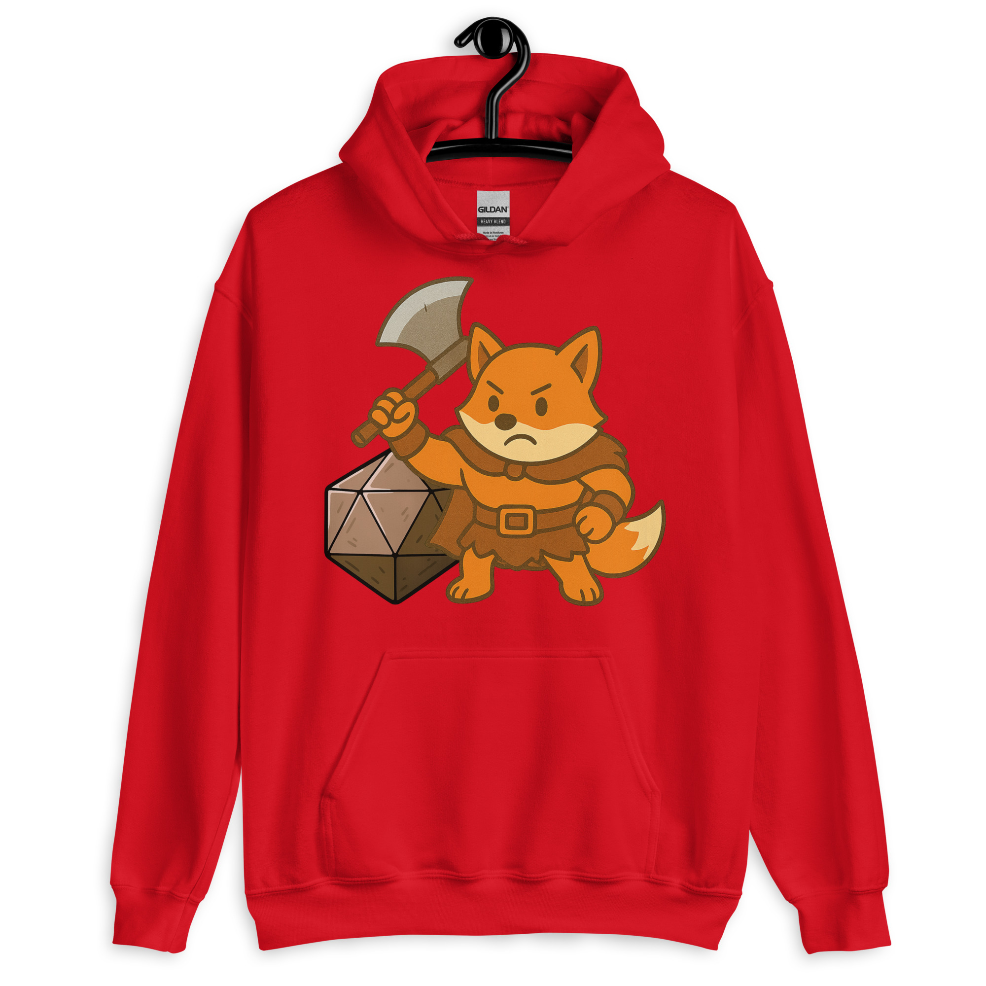 Dicefox Barbarian - DTF-Unisex-Kapuzenpullover – Bild 8