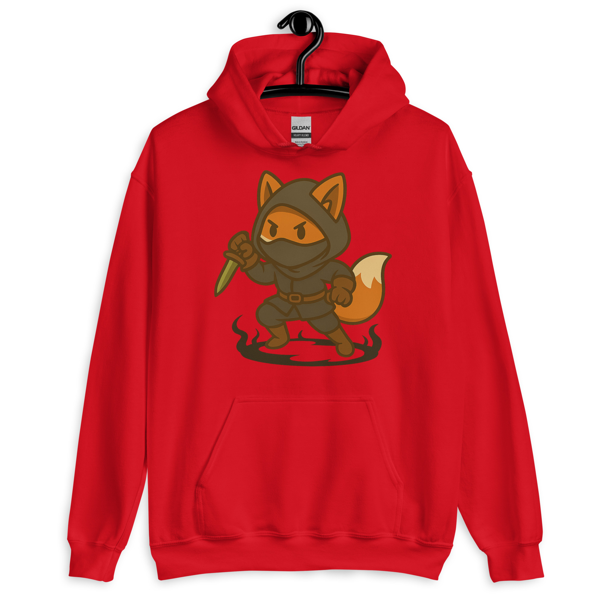 Fox Assassin - DTF-Unisex-Kapuzenpullover – Bild 8