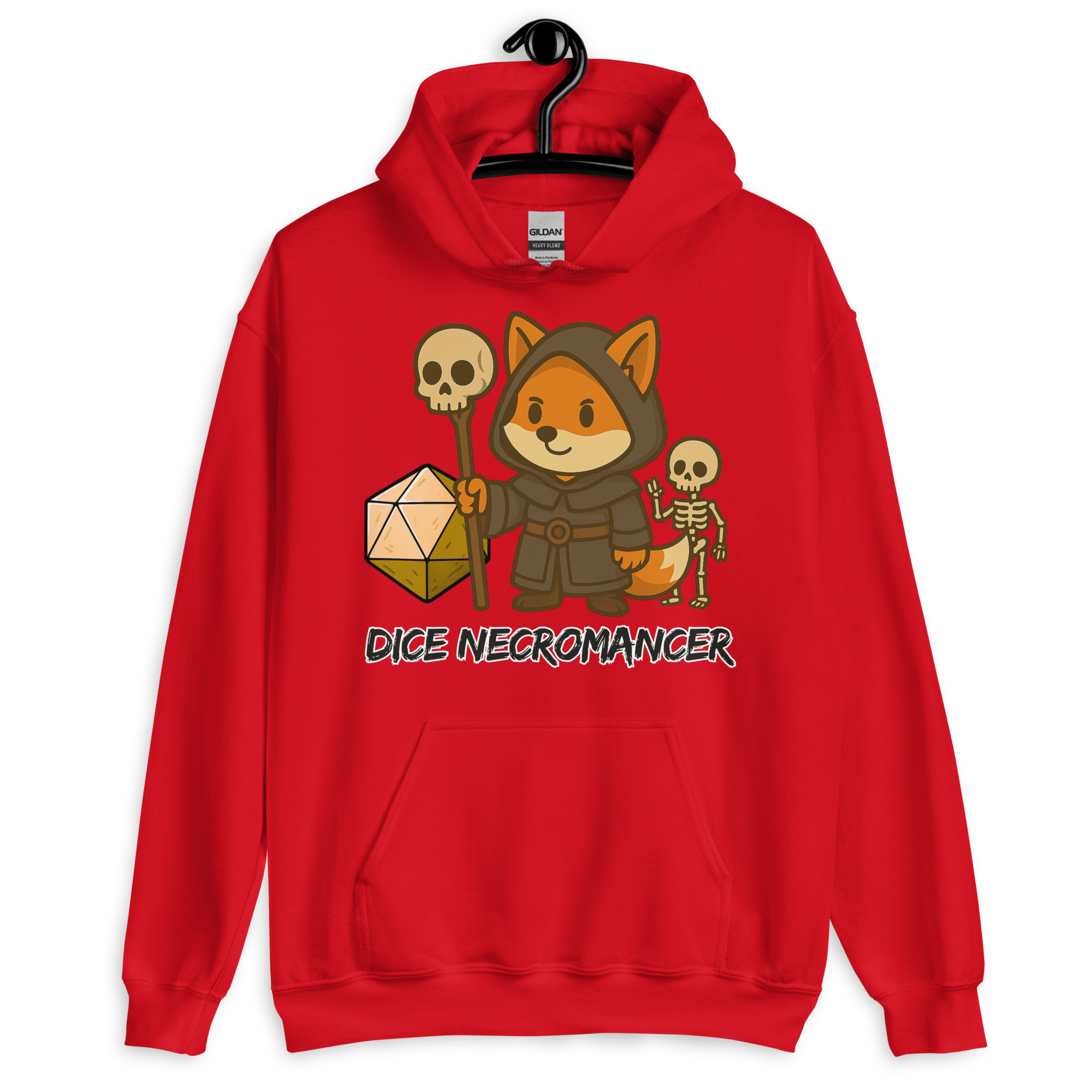Dice Necromancer - DTF-Unisex-Kapuzenpullover – Bild 8