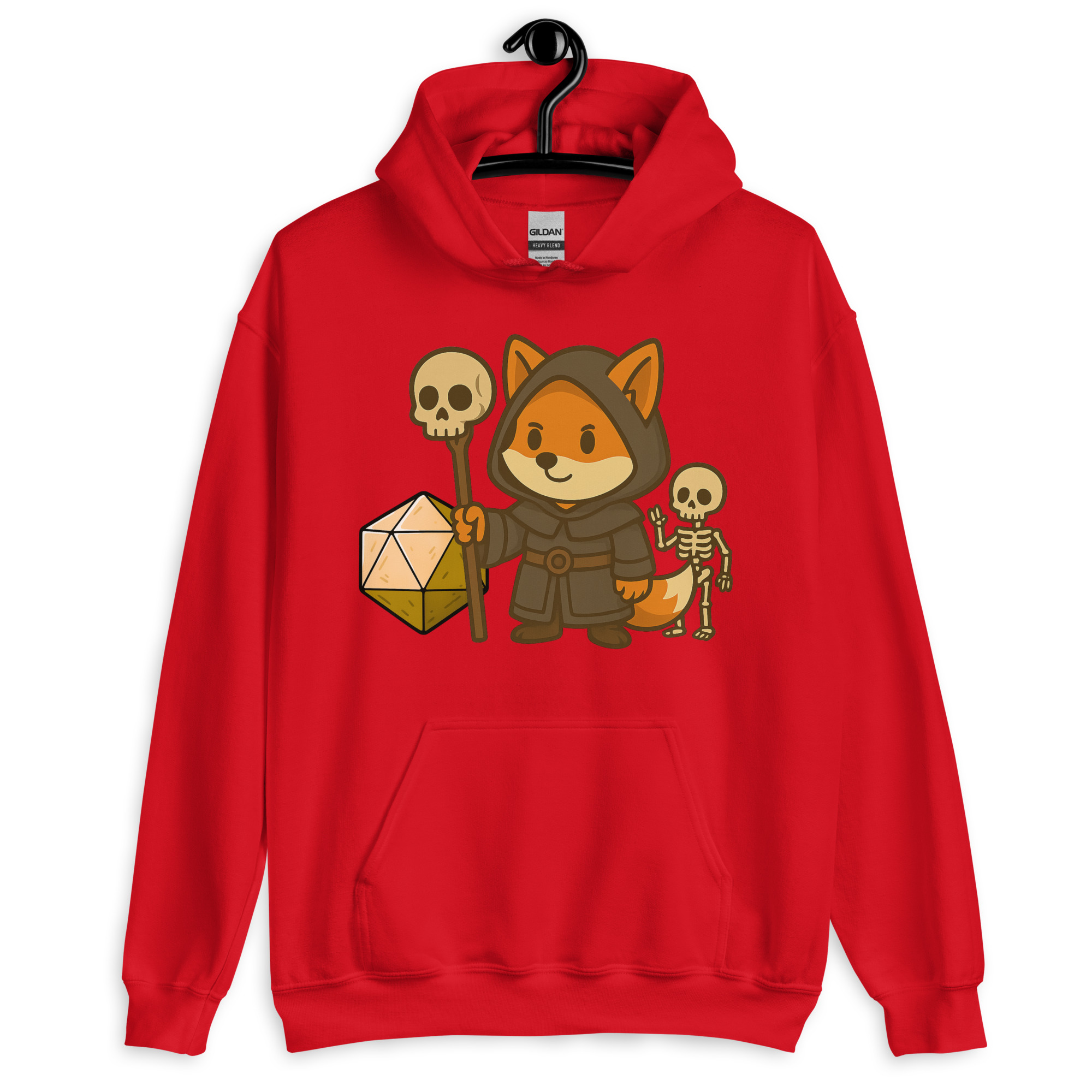Dicefox Necromancer - DTF-Unisex-Kapuzenpullover – Bild 8