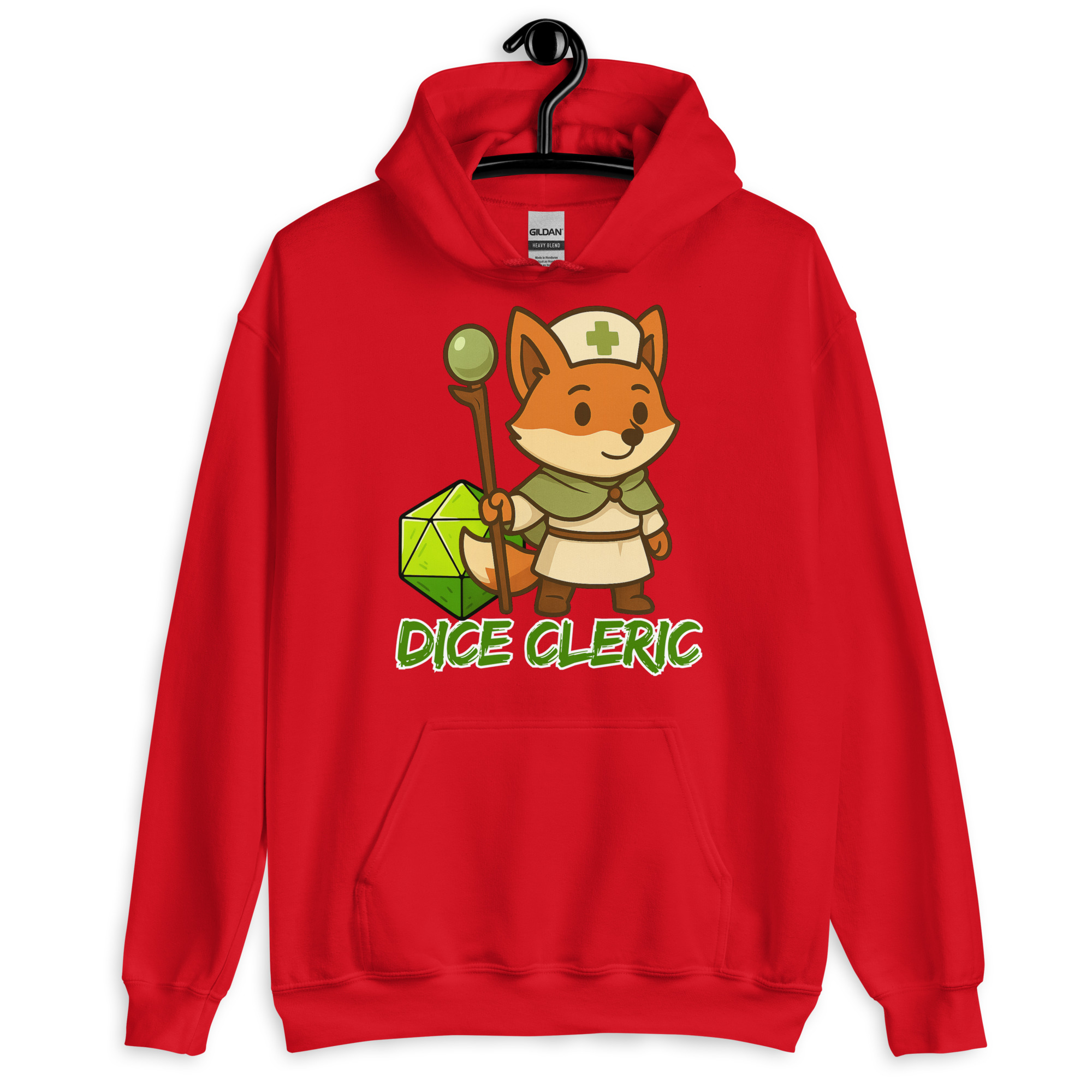 Dice Cleric - DTF-Unisex-Kapuzenpullover – Bild 8