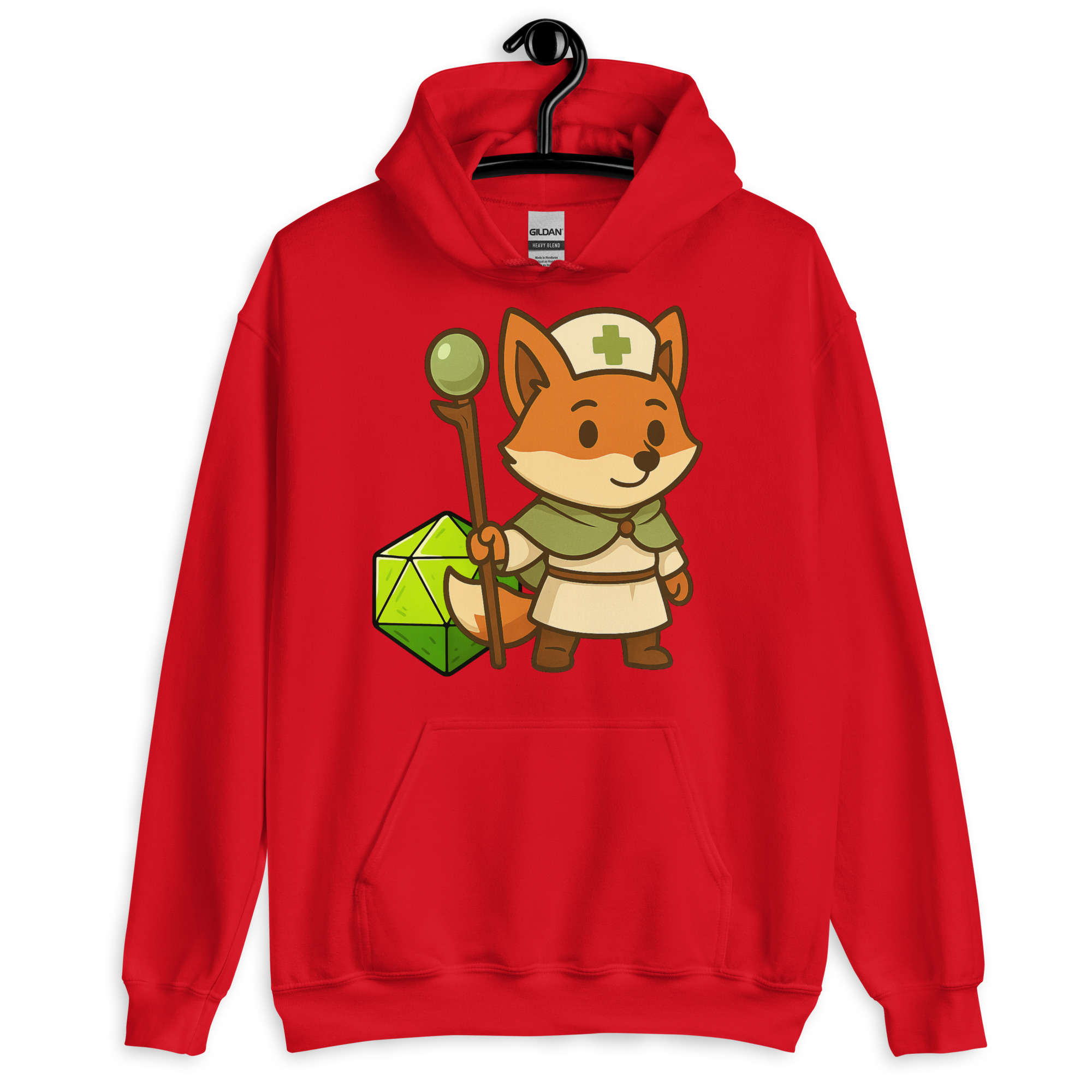Dicefox Cleric - DTF-Unisex-Kapuzenpullover – Bild 8