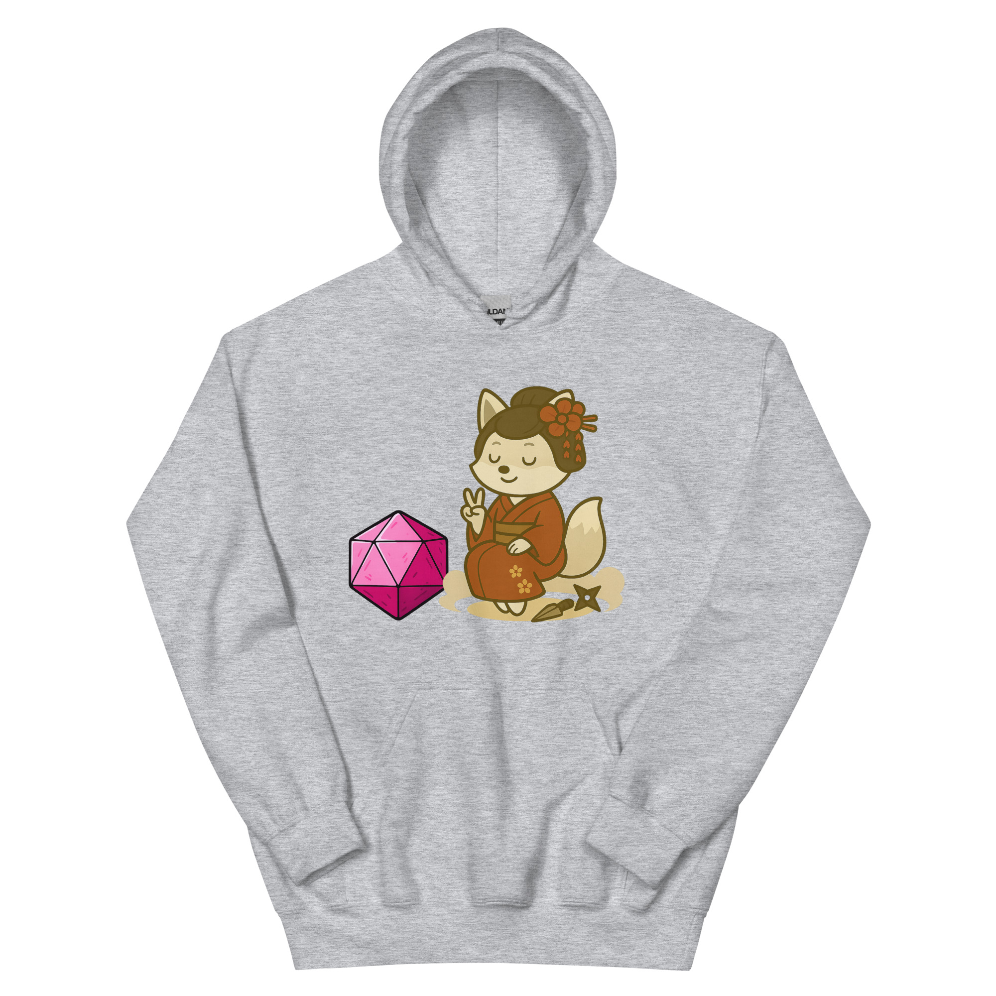 Dicefox Konoishi - DTF-Unisex-Kapuzenpullover – Bild 17