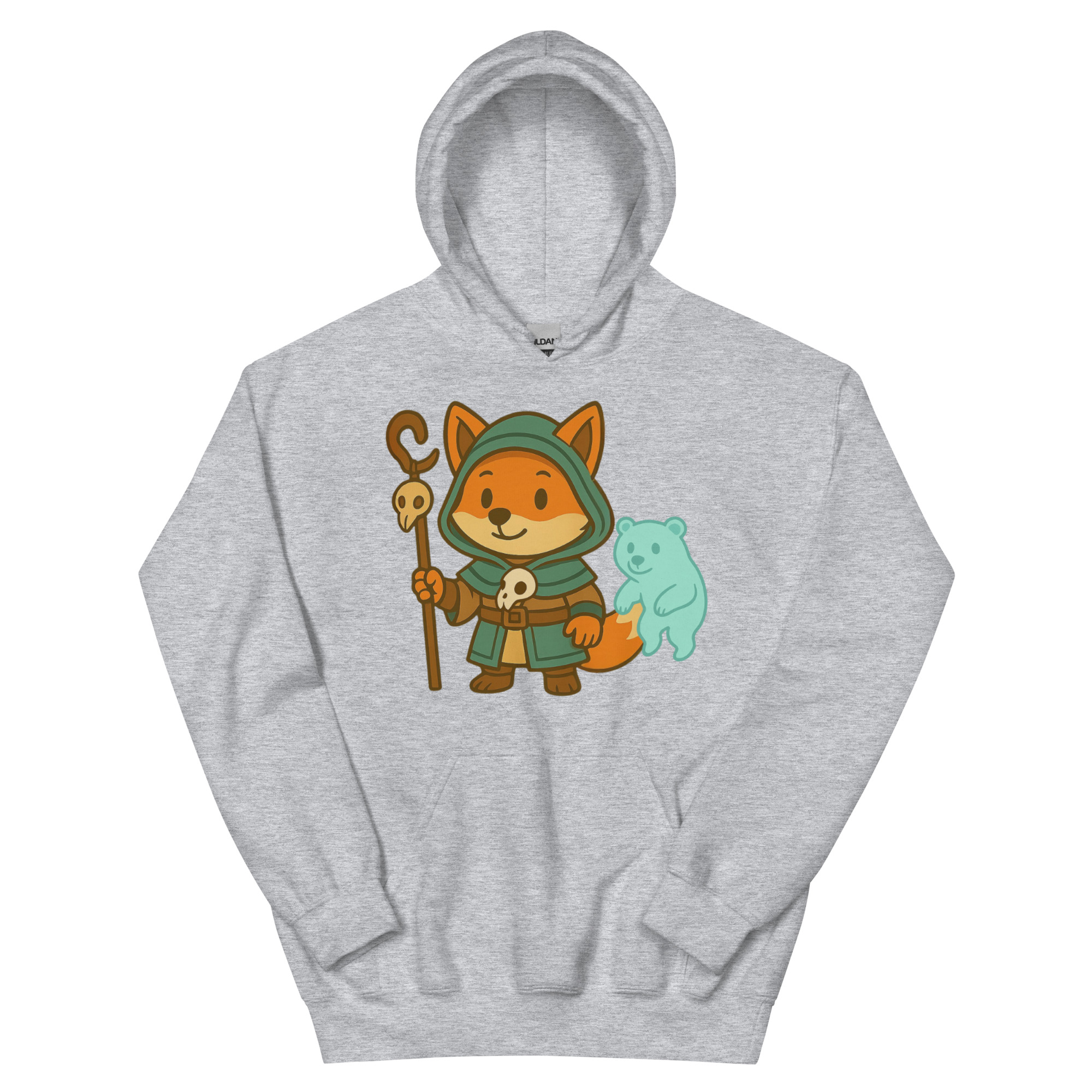 Fox Shaman - DTF-Unisex-Kapuzenpullover – Bild 17