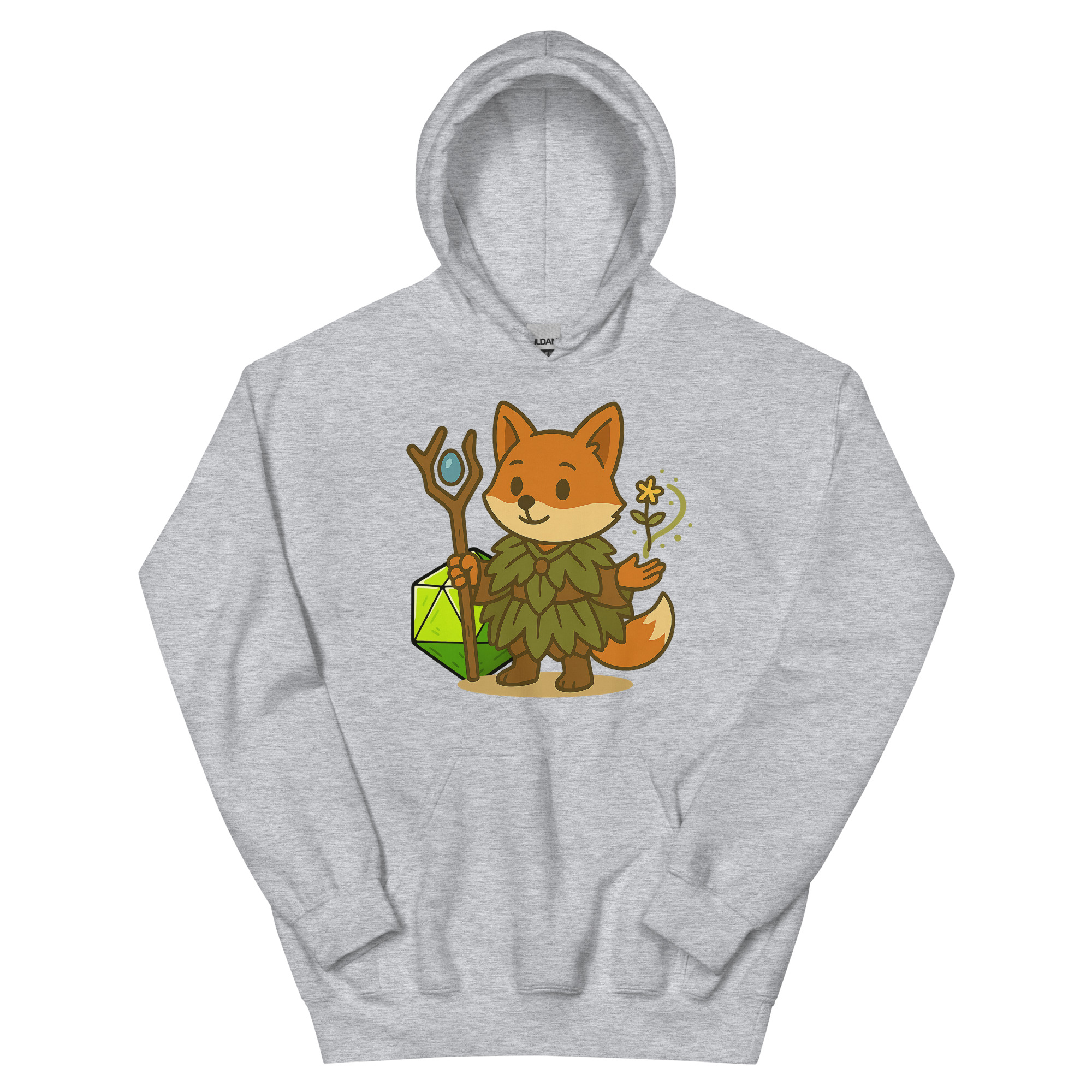 Dicefox Druid - DTF-Unisex-Kapuzenpullover – Bild 17