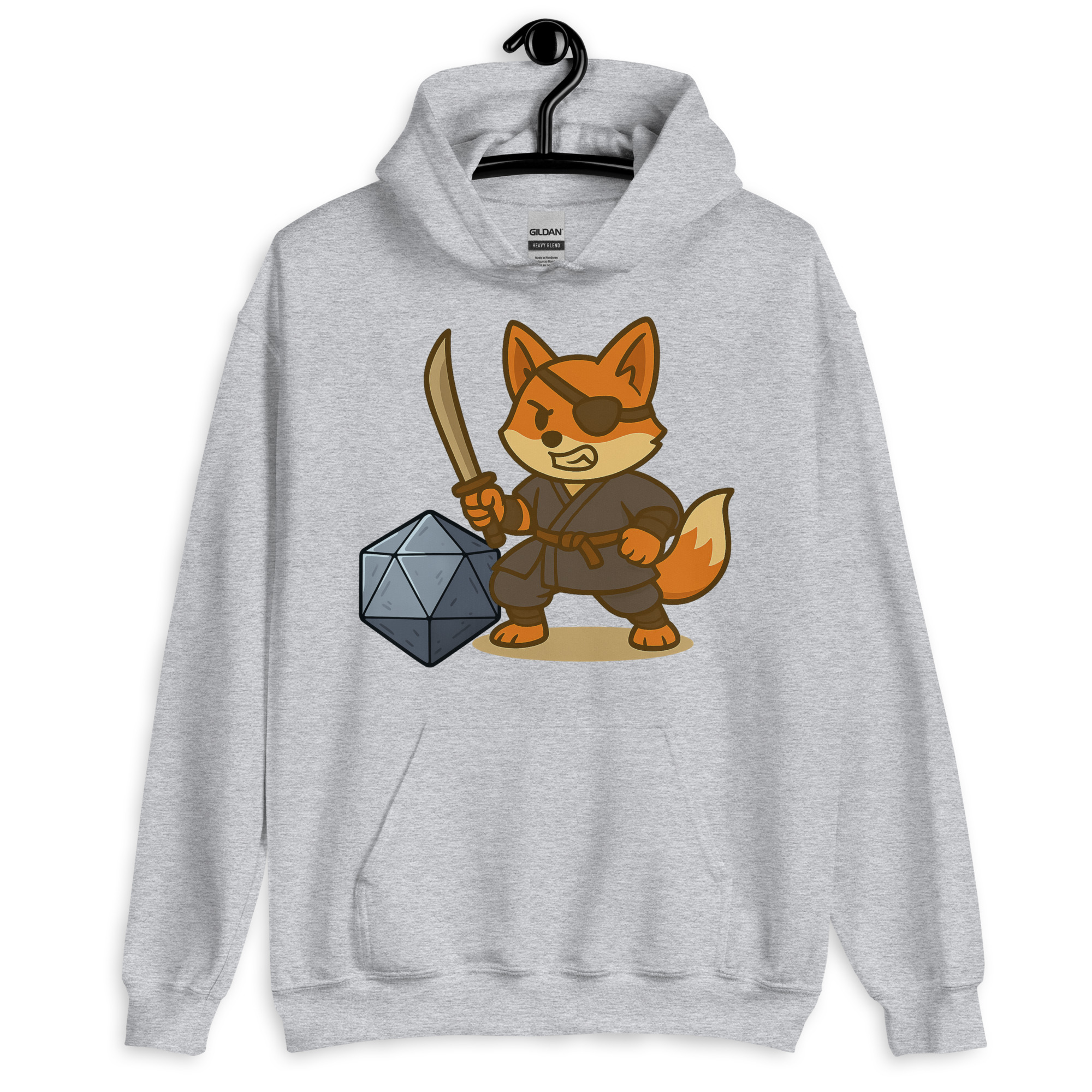 Dicefox Ronin - DTF-Unisex-Kapuzenpullover – Bild 17