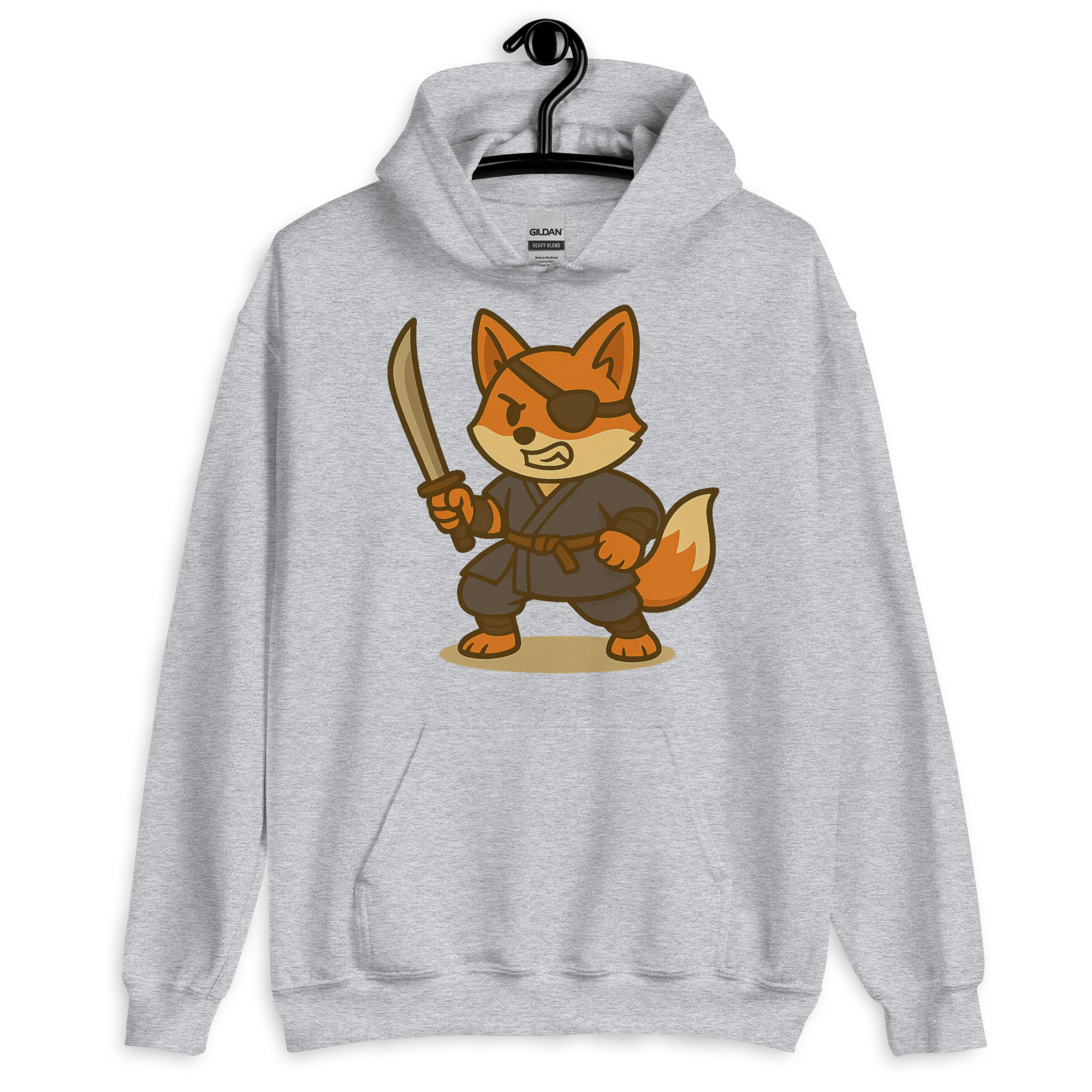 Fox Ronin - DTF-Unisex-Kapuzenpullover – Bild 17