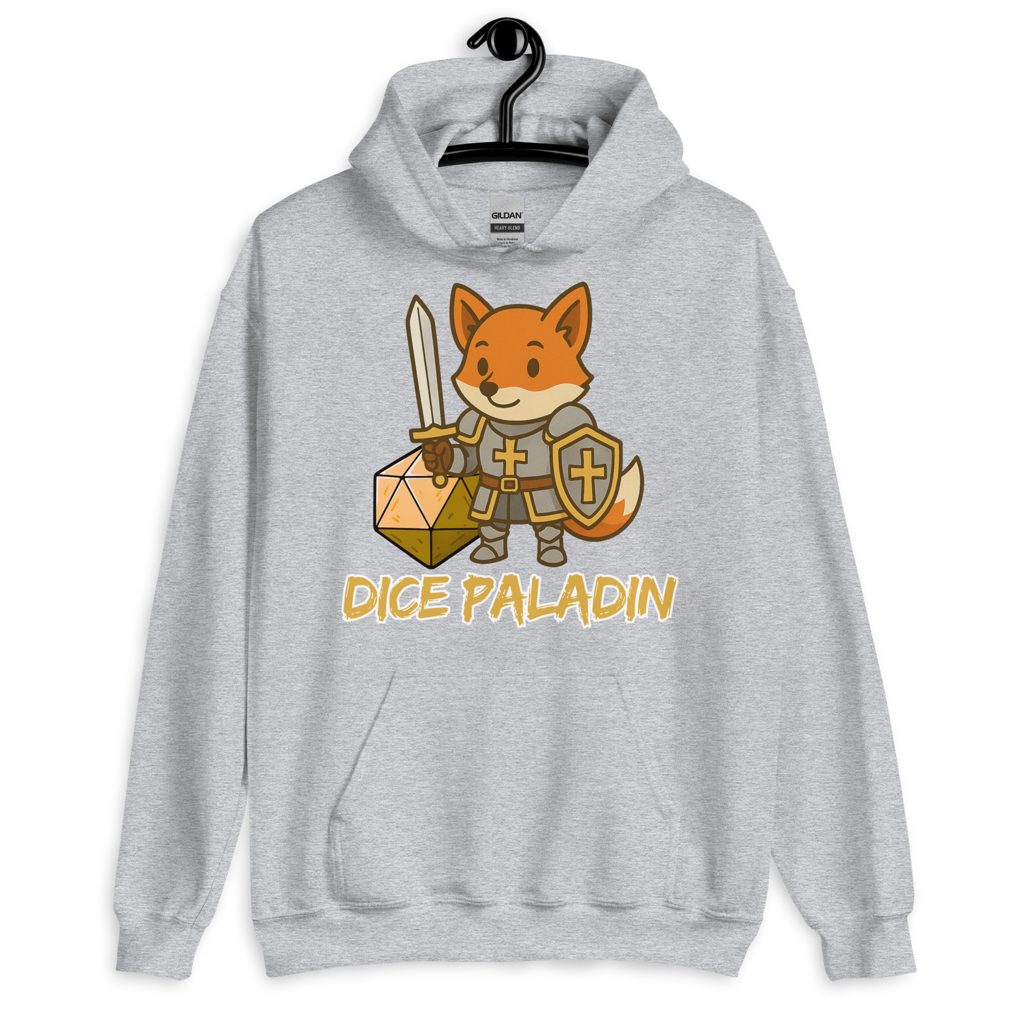 Dice Paladin - DTF-Unisex-Kapuzenpullover – Bild 18