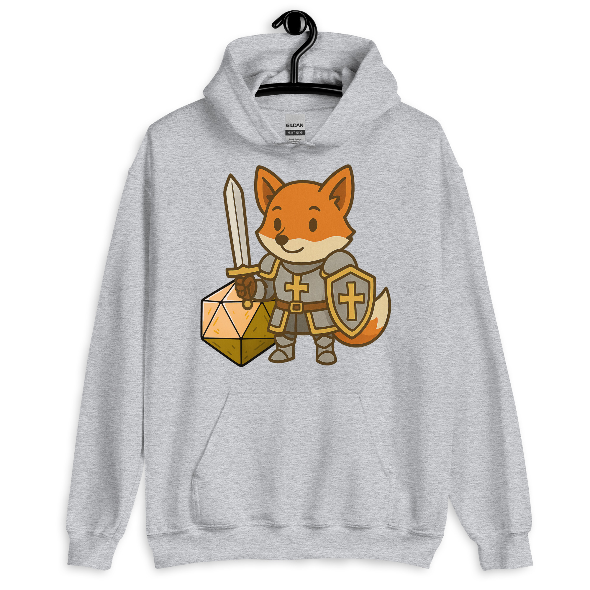 Dicefox Paladin - DTF-Unisex-Kapuzenpullover – Bild 18