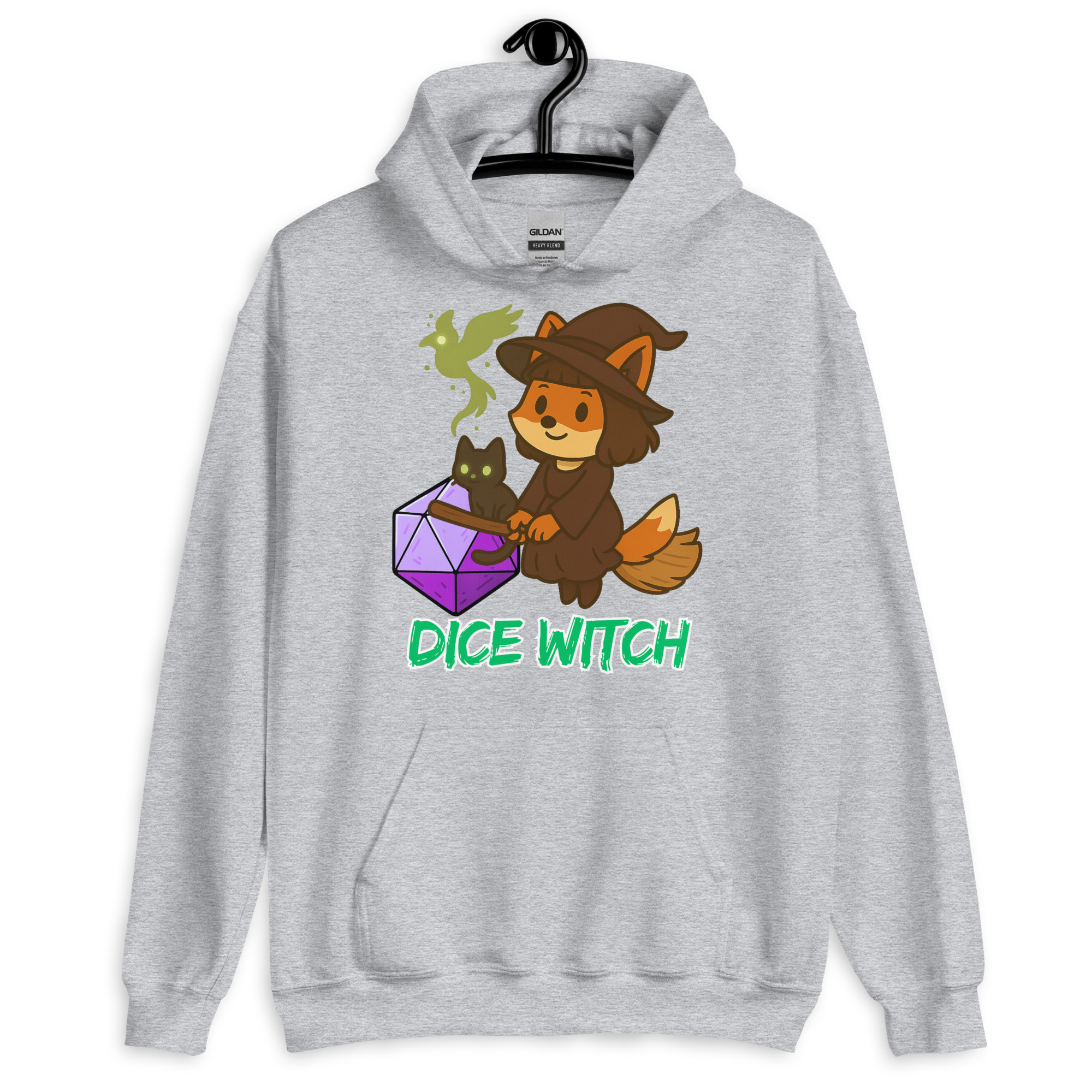 Dice Witch - DTF-Unisex-Kapuzenpullover – Bild 18