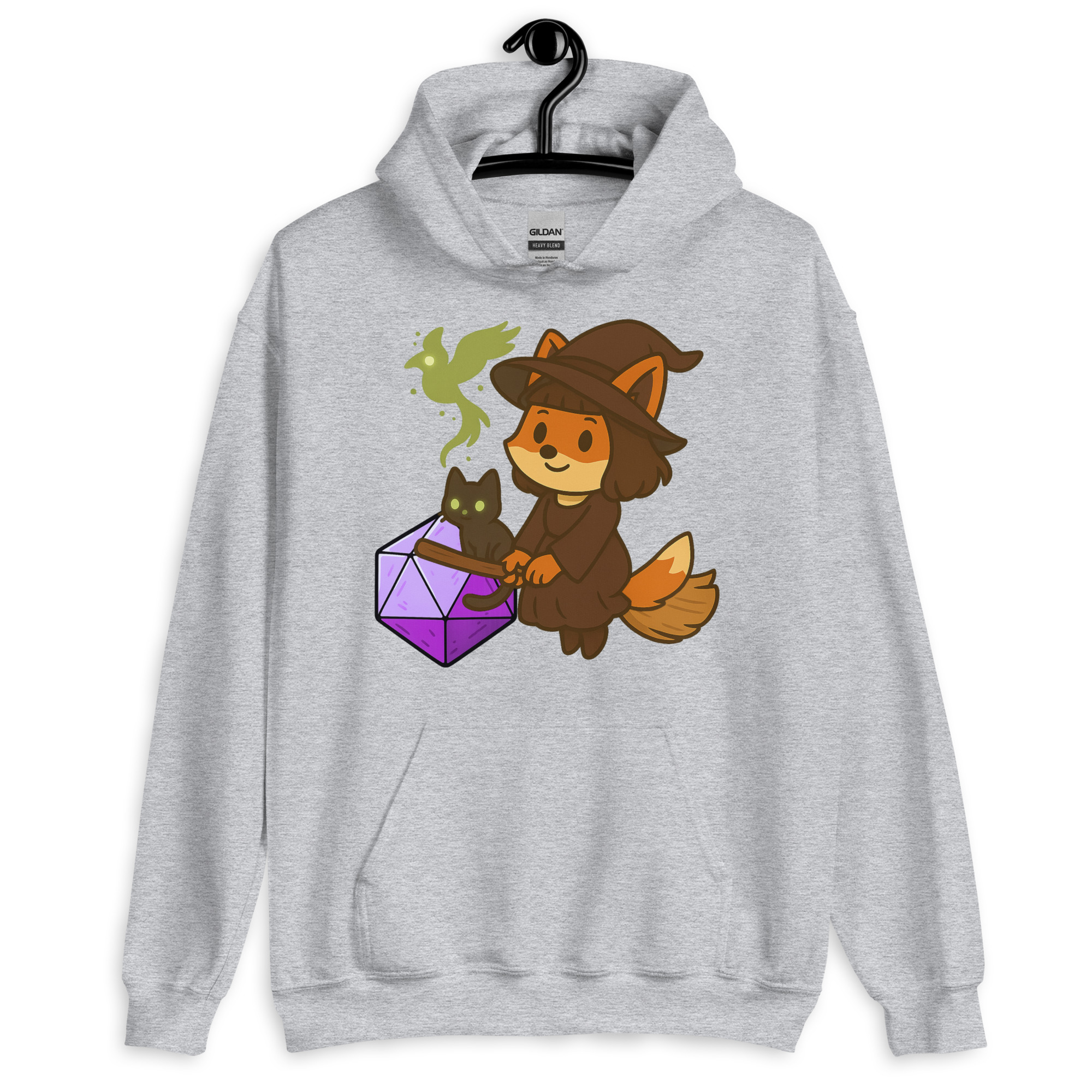 Dicefox Witch - DTF-Unisex-Kapuzenpullover – Bild 18