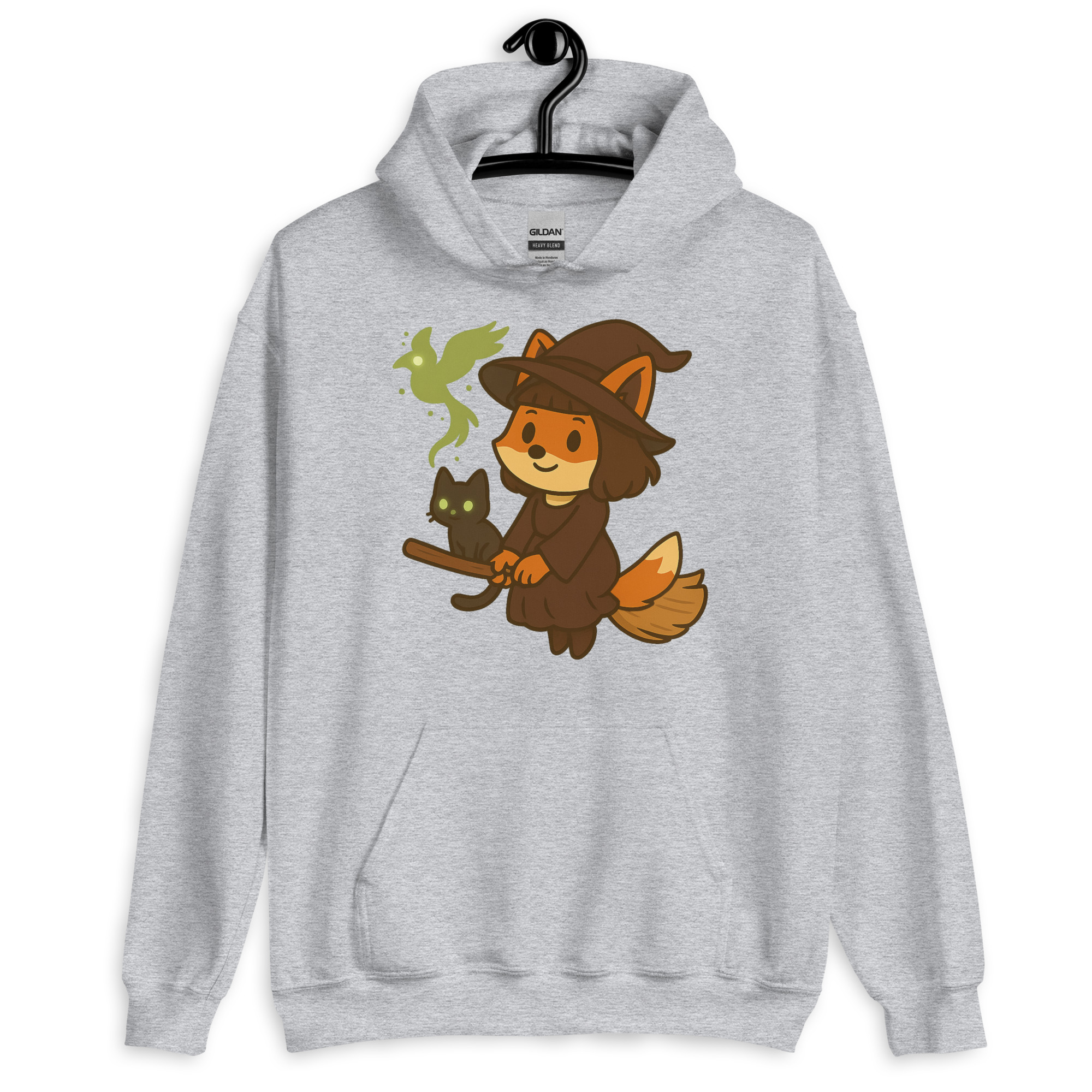 Fox Witch - DTF-Unisex-Kapuzenpullover – Bild 18