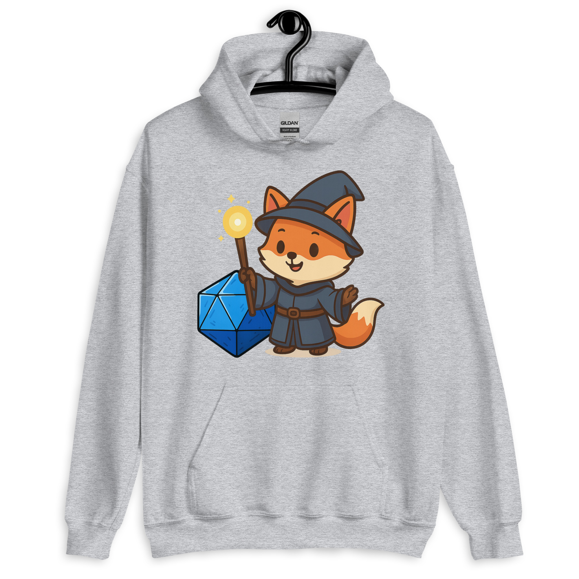 Dicefox Wizard - DTF-Unisex-Kapuzenpullover – Bild 18