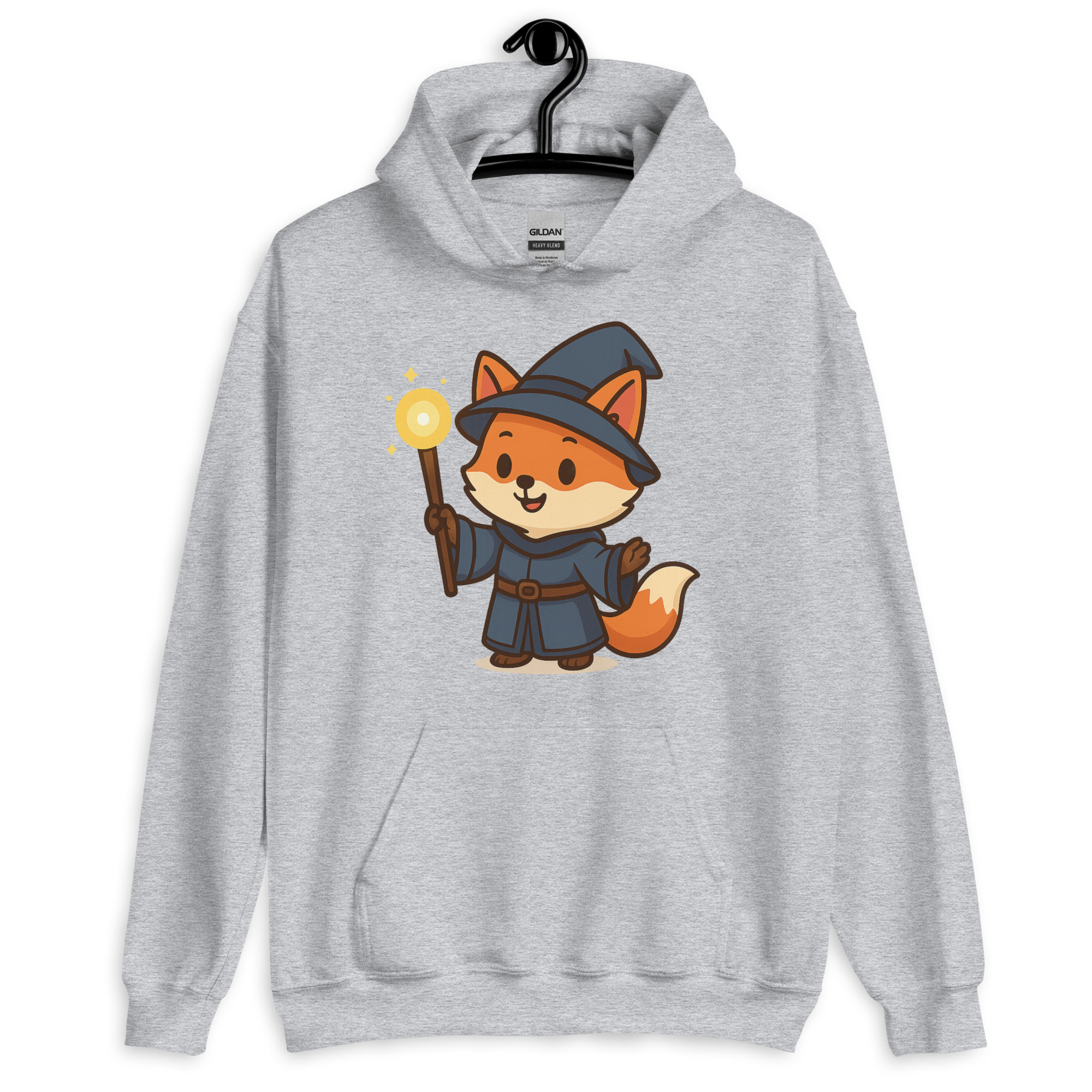 Fox Wizard - DTF-Unisex-Kapuzenpullover – Bild 18