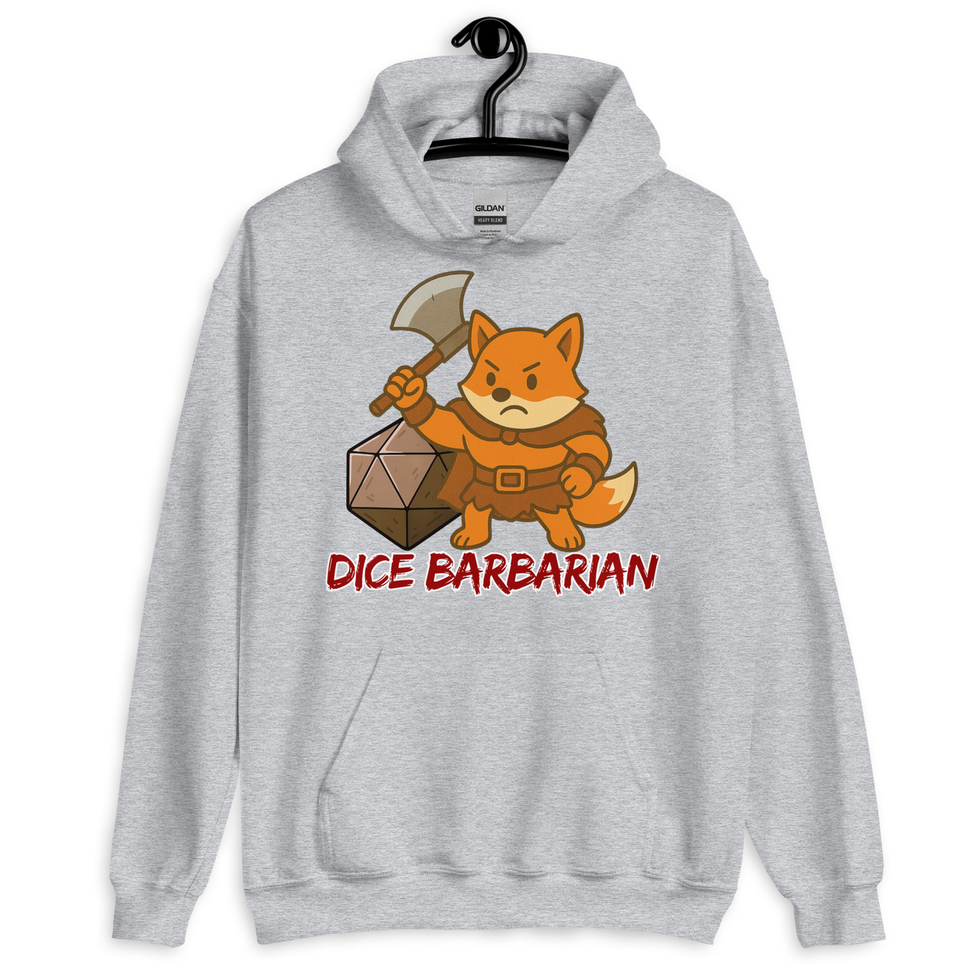 Dice Barbarian - DTF-Unisex-Kapuzenpullover – Bild 18